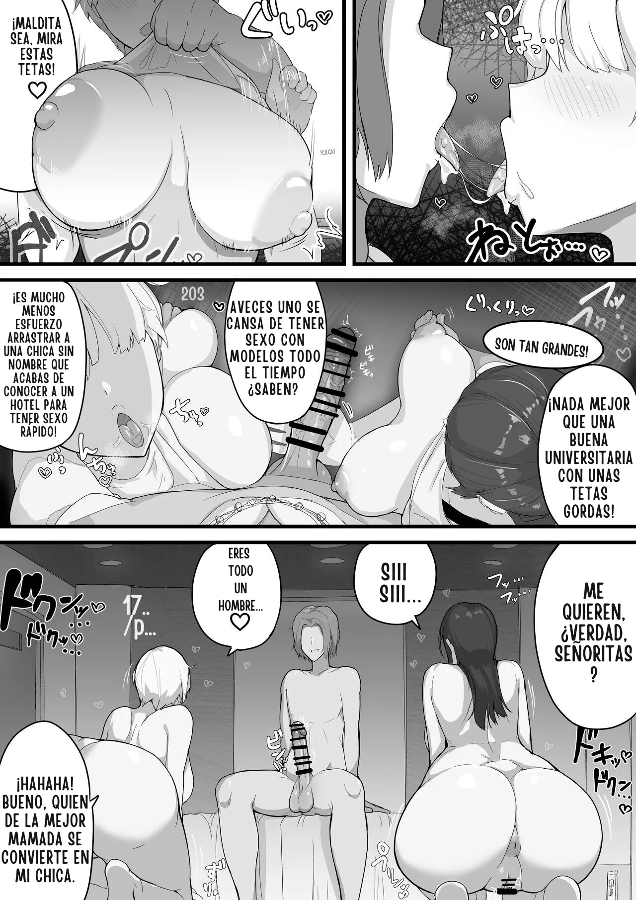 Dekachichi senpai, pottode no ikemen otoko (haiyuu) ni assari NTR | Mi Senpai Tetona se Vuelve una Facilota con un Hombre (Actor) Guapo - Page 10