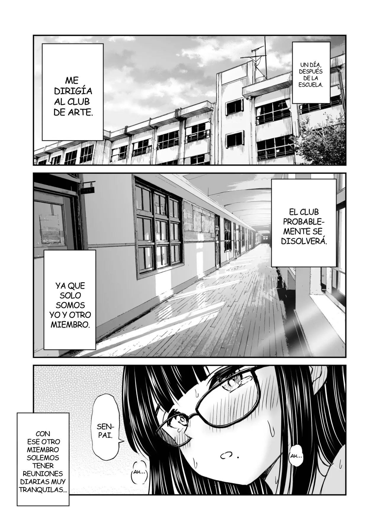 Bijutsubu no Kyonyuu Kouhai ga Nude Model ni Natta Kekka Amari ni Ero Sugite Ore no Geijutsu ga Bakuhatsushita Hanashi | La Kouhai de Pechos Grandes que se Desnudo para Ser mi Modelo de Dibujo - Page 2