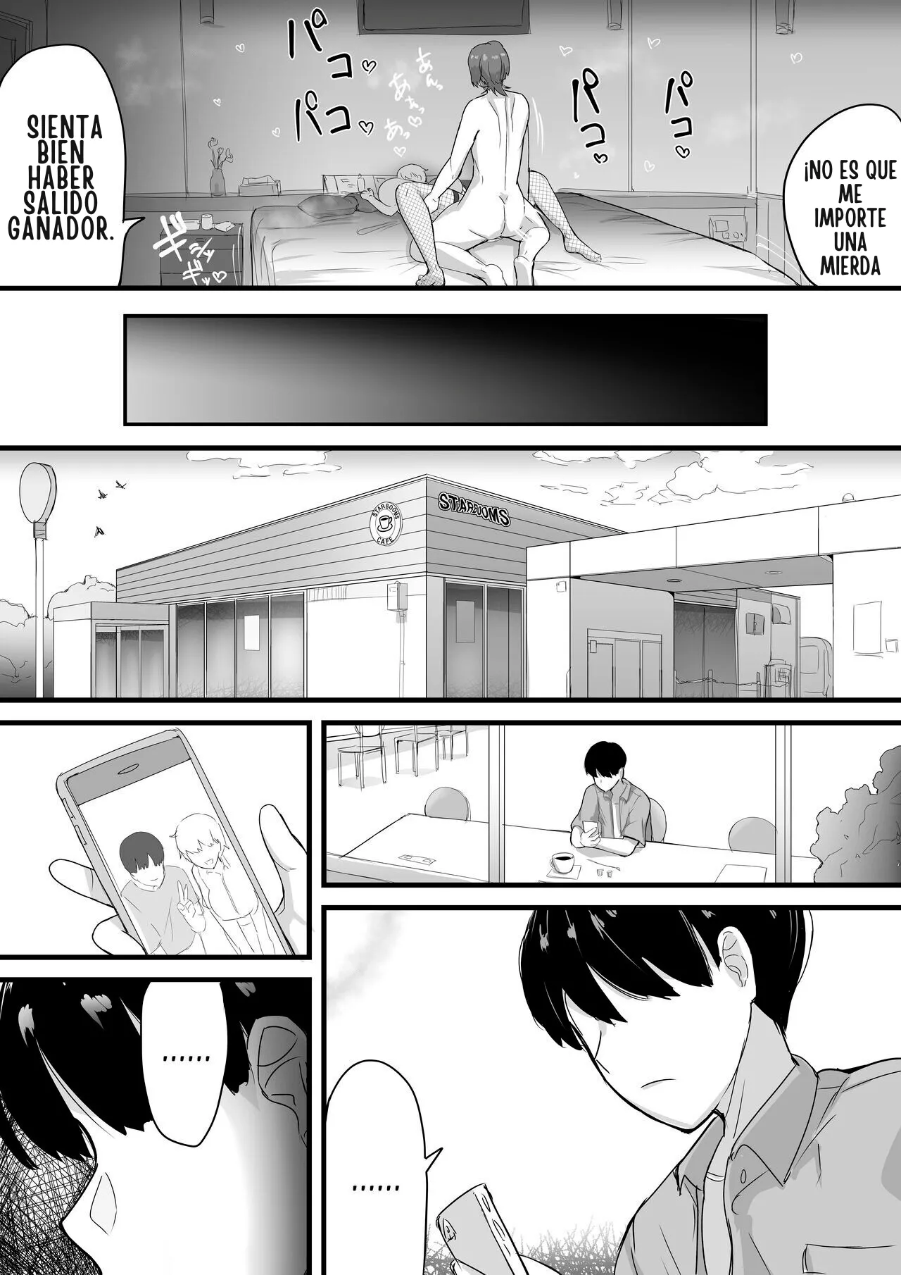 Dekachichi senpai, pottode no ikemen otoko (haiyuu) ni assari NTR | Mi Senpai Tetona se Vuelve una Facilota con un Hombre (Actor) Guapo - Page 20
