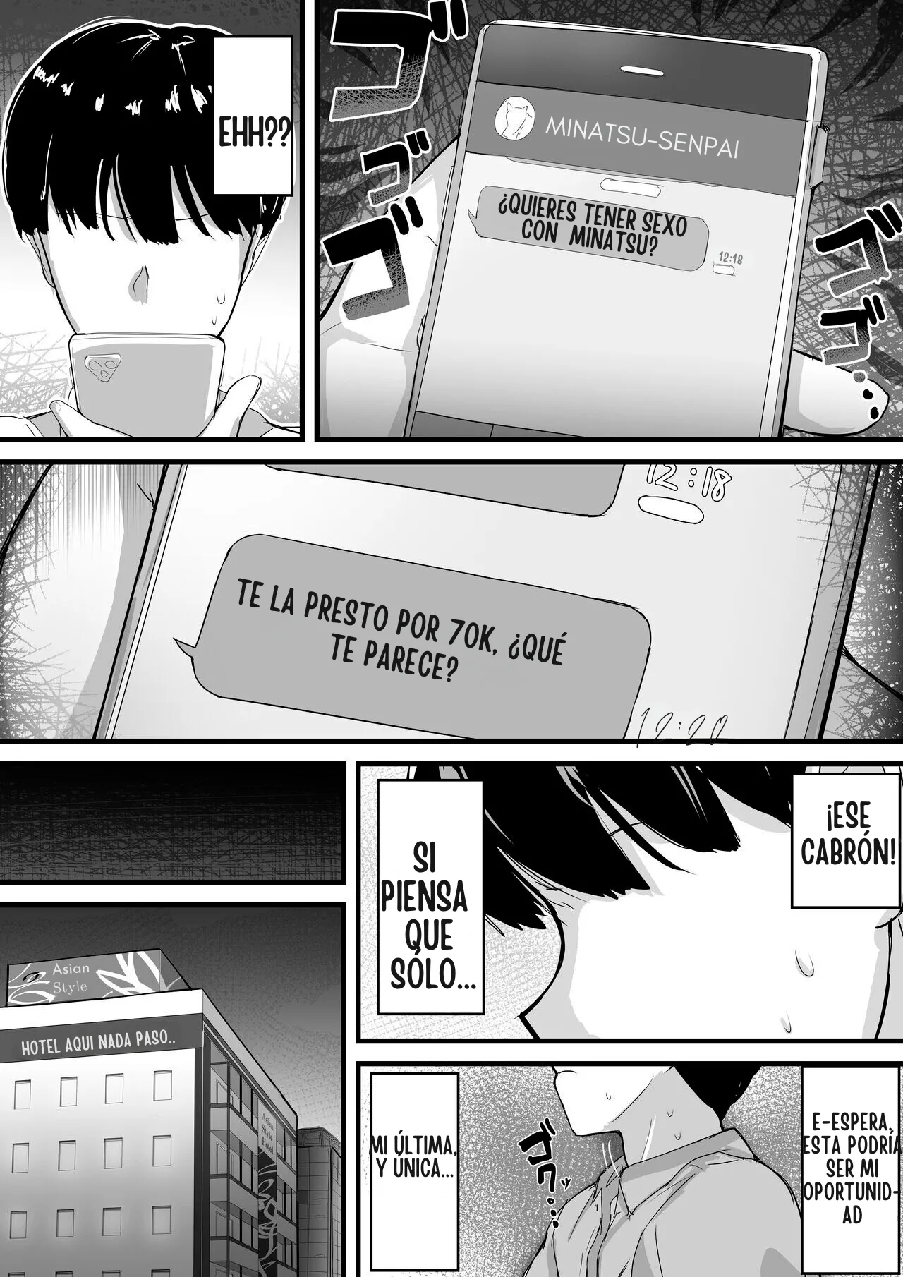 Dekachichi senpai, pottode no ikemen otoko (haiyuu) ni assari NTR | Mi Senpai Tetona se Vuelve una Facilota con un Hombre (Actor) Guapo - Page 22