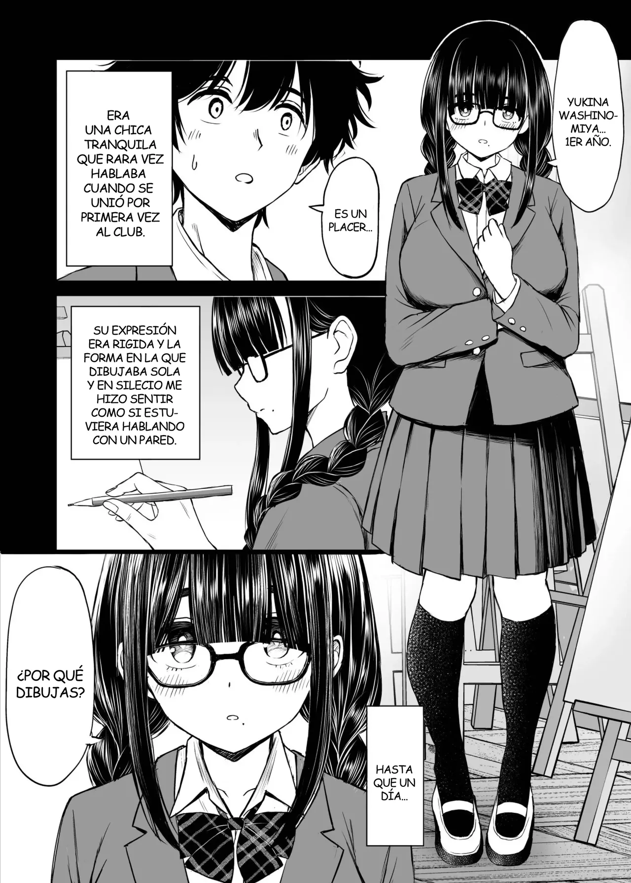 Bijutsubu no Kyonyuu Kouhai ga Nude Model ni Natta Kekka Amari ni Ero Sugite Ore no Geijutsu ga Bakuhatsushita Hanashi | La Kouhai de Pechos Grandes que se Desnudo para Ser mi Modelo de Dibujo - Page 5