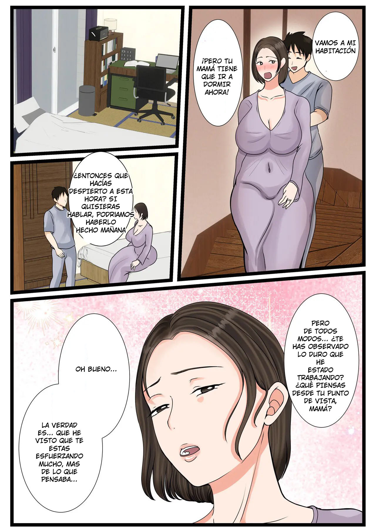 Ooba-san-chi no Okaa-san ~Musuko no Wagamama ni Juujun na Nichijou~ | La Madre de la Familia Oba ~Una Rutina Diaria de Sumisión a las Indulgencias de su Hijo~ - Page 54