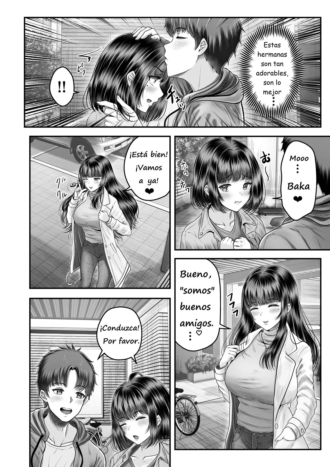 Sono Toshi no Hanareta Kurokami Shimai to Omeko suru Hanashi 2 ~Onsen Ryokou Hen~ | Una Historia de Dos Hermanas Viviendo Solas 2 ~Arco del Viaje a las Aguas Termales~ - Page 6