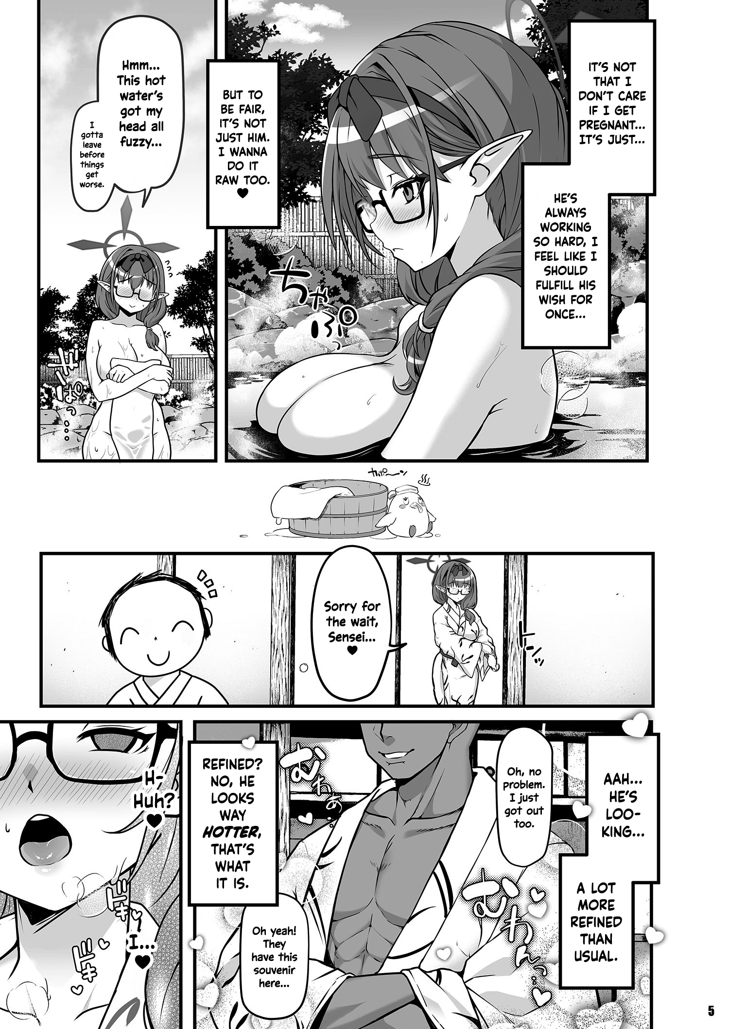 Nakadashi Kozukuri Onsen Ryokou Hinomiya Chinatsu | Baby Making with Hinomiya Chinatsu at the Hot Spring - Page 5
