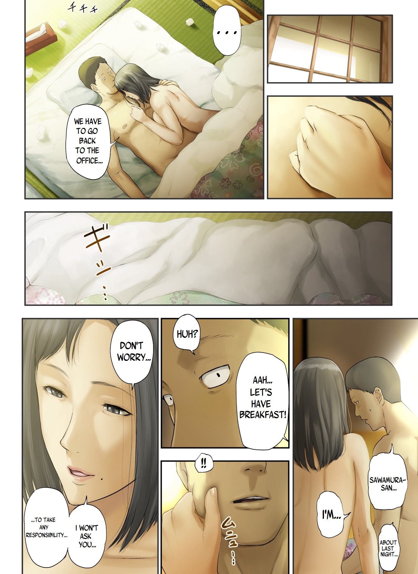 Kaisha no Iki Okure BBA Haramaseta | [Tragic News] I Knocked Up The Old Maid From My Office - Page 101