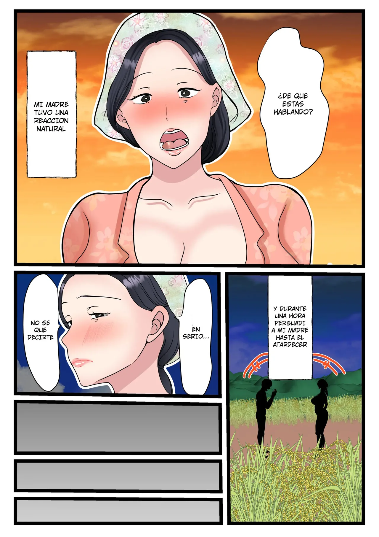 Musuko o Muramura sa Seru Inaka no Okaasan ~Haha no Furusato Ma Rei Ko wa Attakai~ | Una Madre Rural Pone Cachondo a su Hijo ~El Coño de mi Madre Está Caliente~ - Page 13