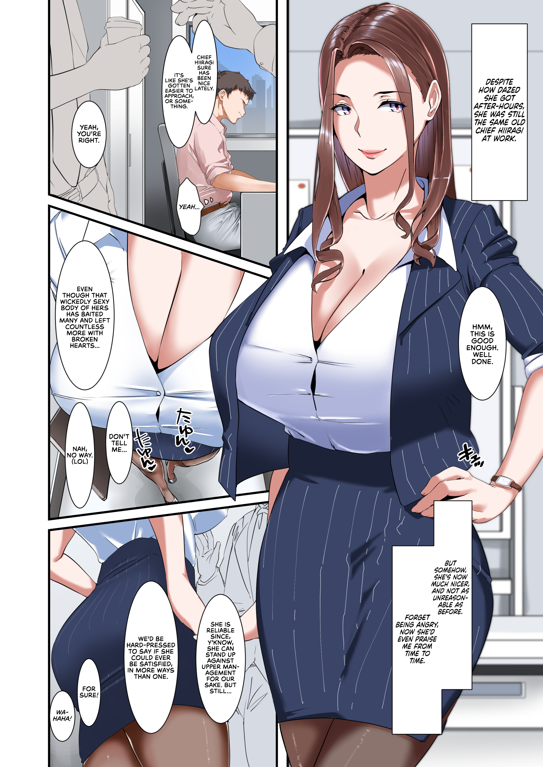 Kaisha no Relaxation Room de Dosukebe Service Shite Kureru Innyuu Joushi | A Boss With Slutty Tits Who Gives Naughty Services in the Company’s Relaxation Room - Page 24