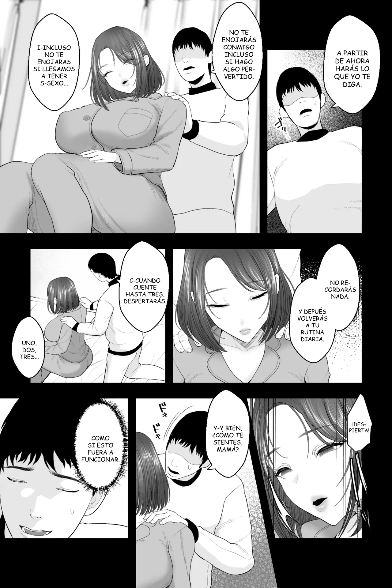 Tennen Kaa-san ga Ero Kawai Sugiru node, Saimin Onaho Sex Shitatta! | Tuve Sexo Hipnótico con Mi Madre que es Naturalmente Linda y Erótica - Page 8