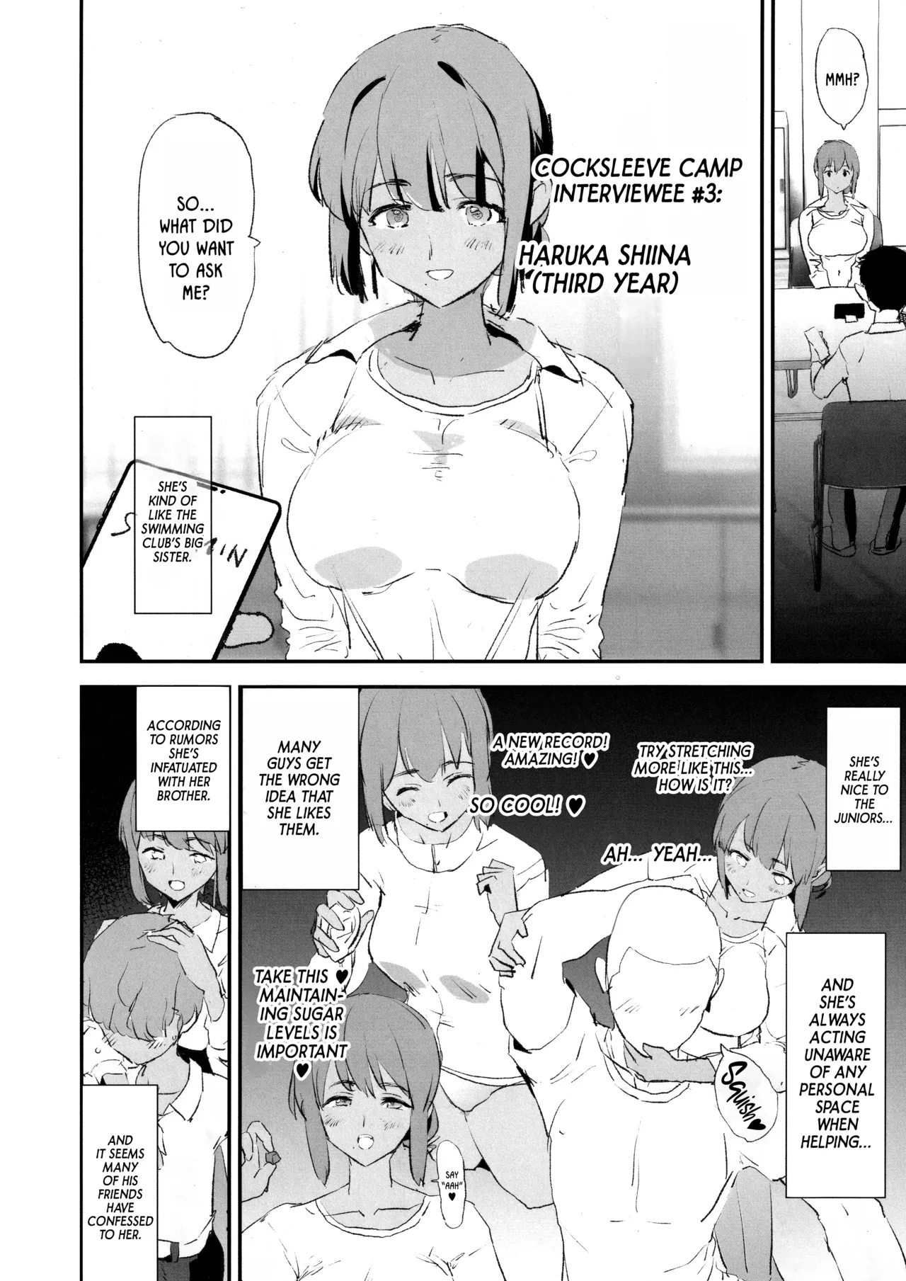 Onaho Gasshuku Saimin Dosukebe Interview Shiina Senpai - Page 3