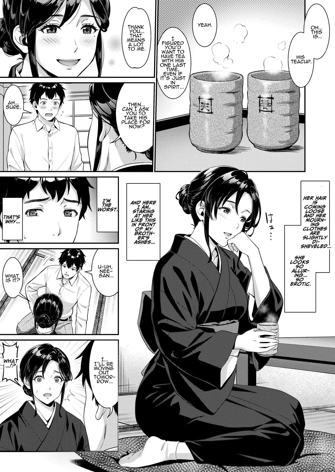 Nee-san, Nani Kite mo Niaimasu ne -Miboujin no Gishi to Ore no Midara na Hibi- | Debaucherous Days With My Widowed Sister-in-law - Page 4