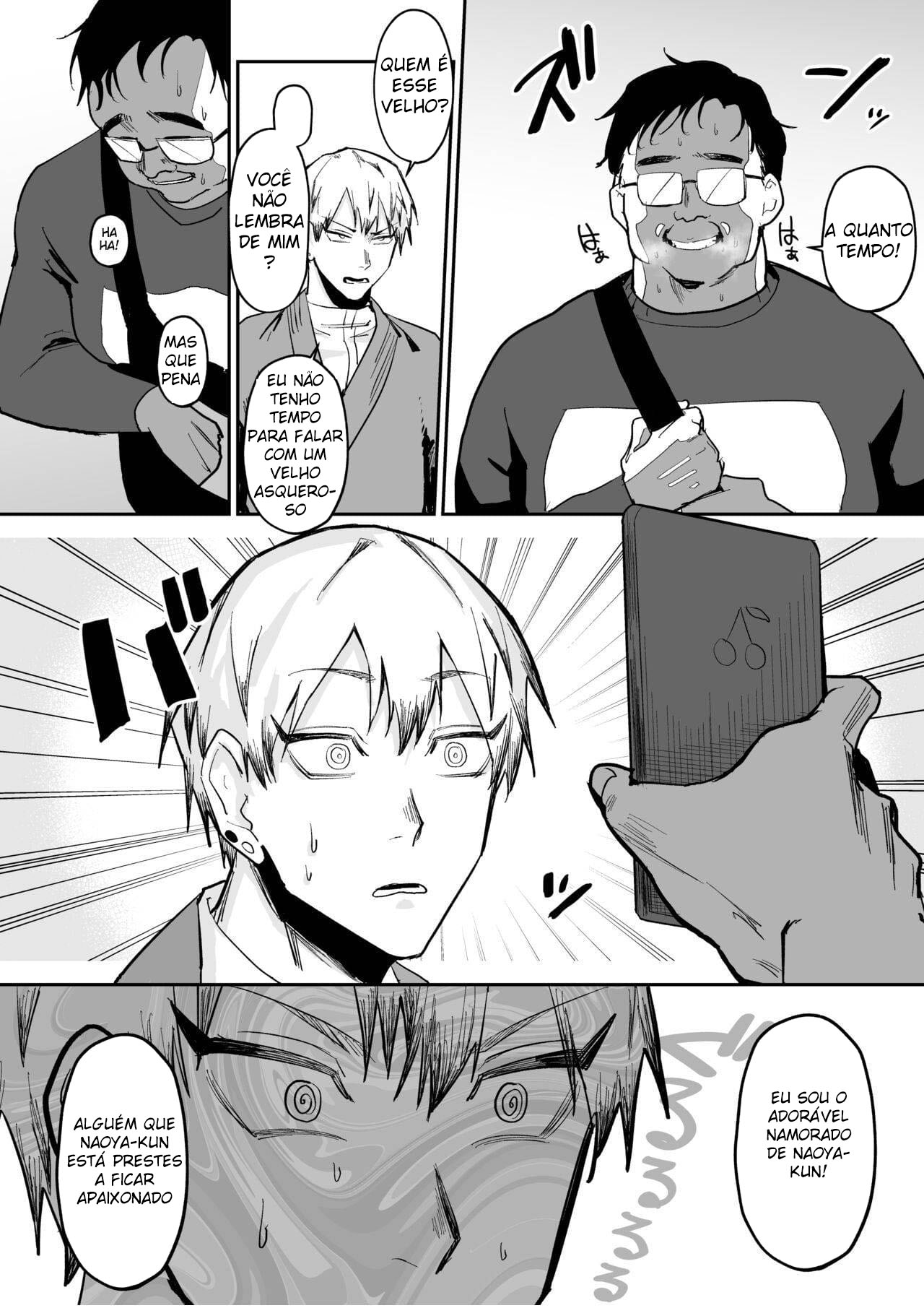 A História de Naoya, Que Cai Em Tentação Para O Tiozão da Hipnose - Page 4