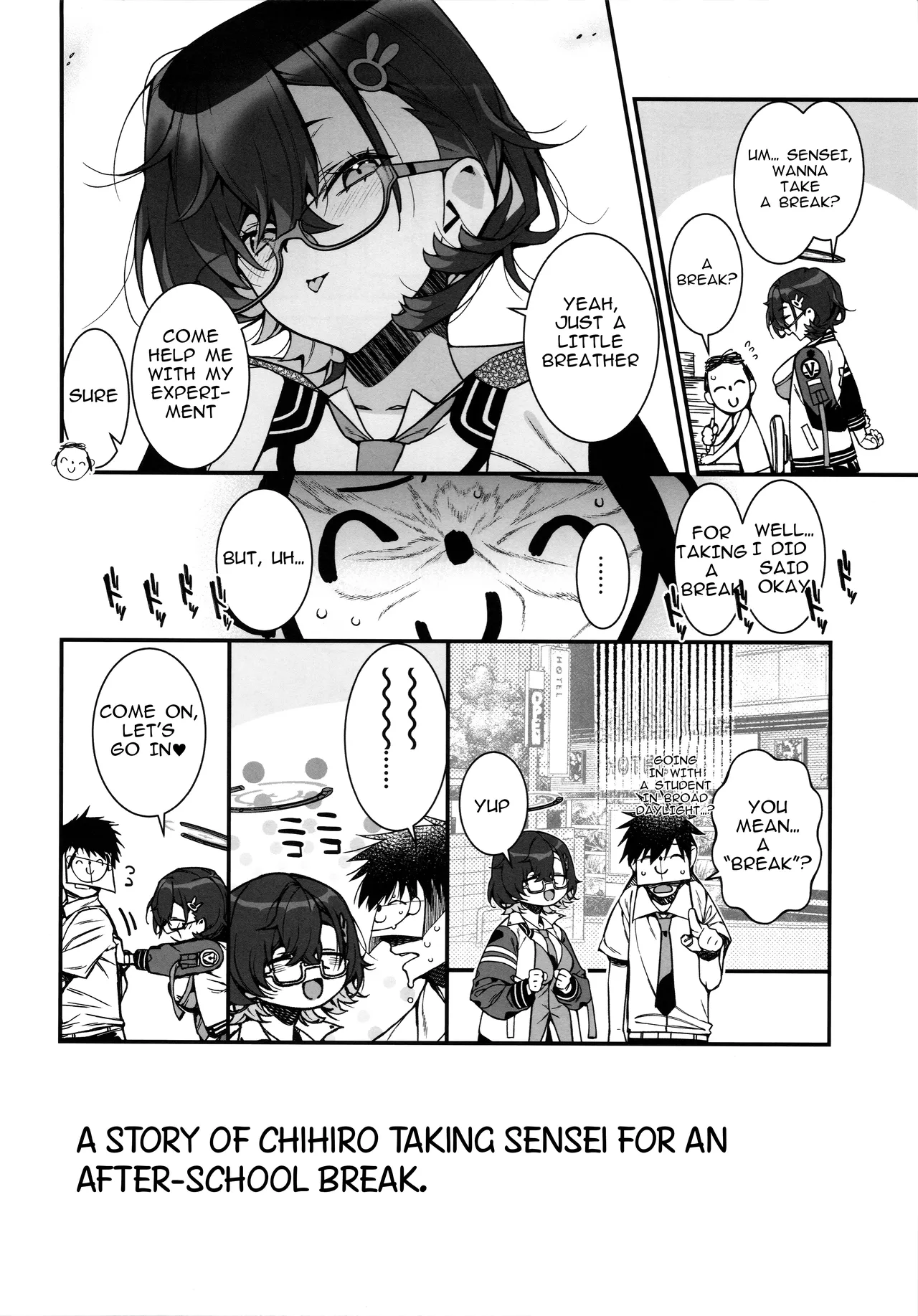 Chihiro ga Sensei wo, Houkago no Gokyu-kei ni Turekomu Hanasi. - Page 4