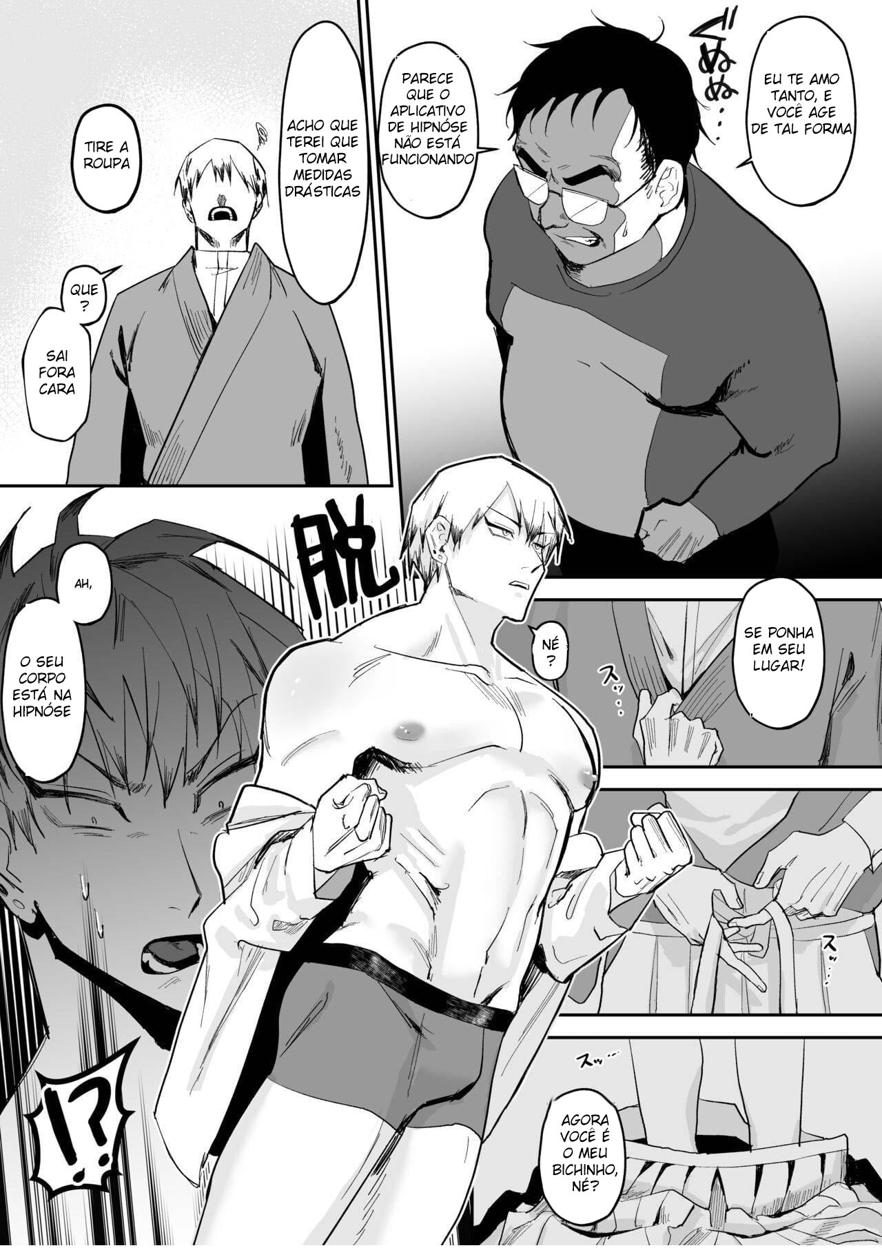 A História de Naoya, Que Cai Em Tentação Para O Tiozão da Hipnose - Page 7