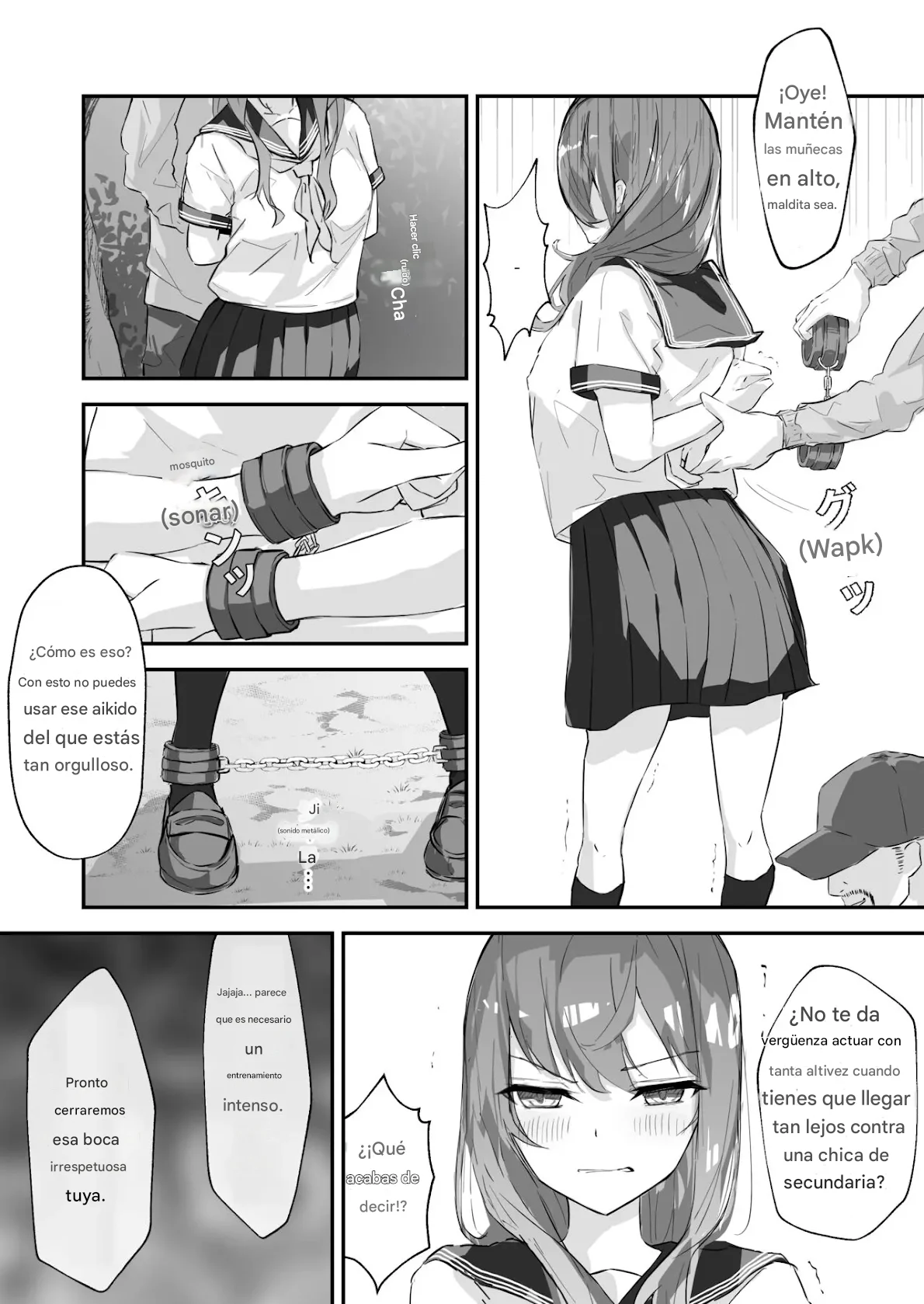 JK Kuppuku Kousoku ~Aikidou Shoujo ga Maketa Hi~ | Restricción y Sometimiento de una JK ~El Día en que la Chica de Aikido Perdió~ - Page 19