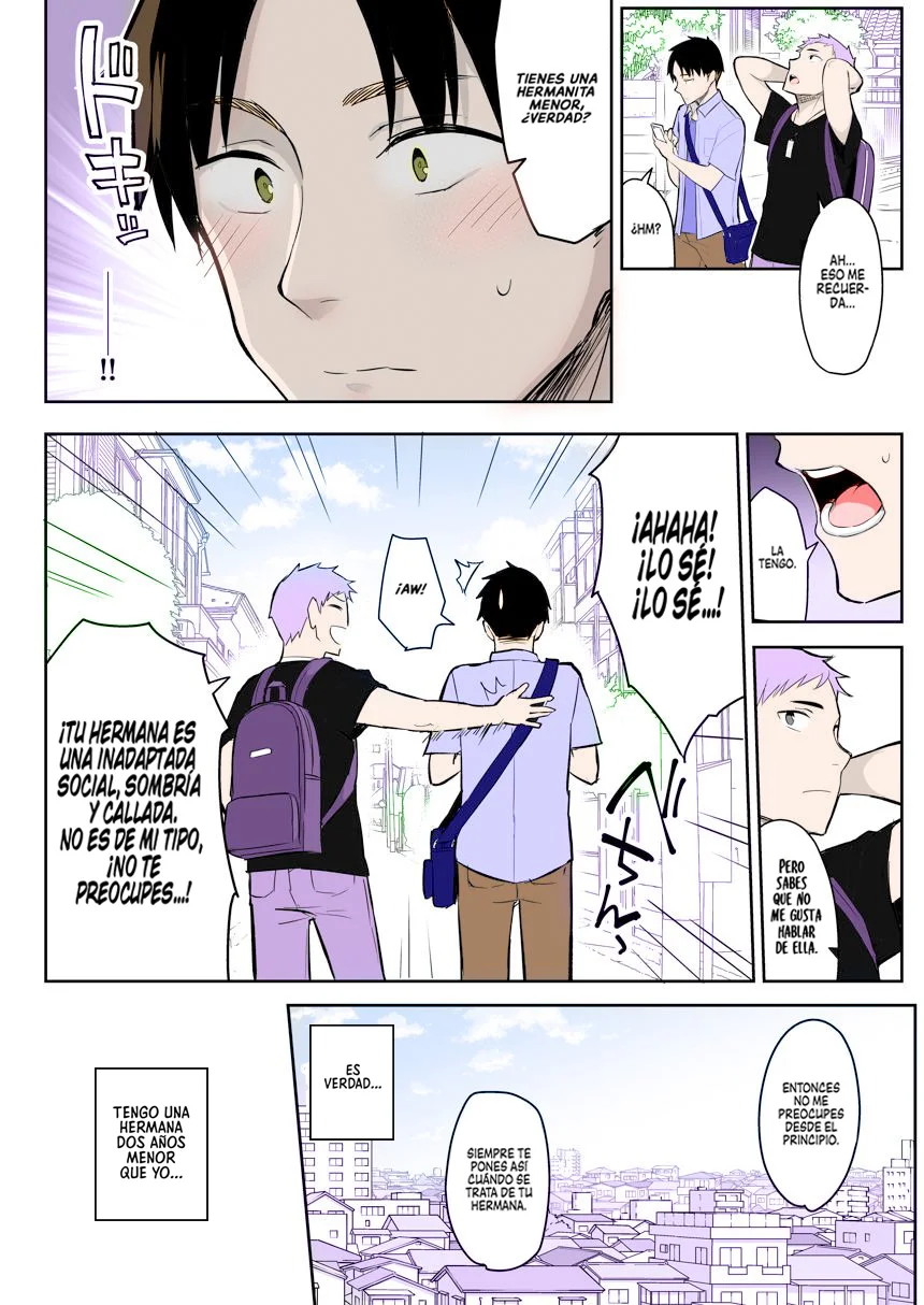 Moto InCha no Kyonyuu Yariman Imouto ga Erosugite, Onii-chan wa Mou…!! | Mi Hermanita quien era una comelibros se convirtió en una Puta de grandes Tetas, Entonces yo…!! - Page 3
