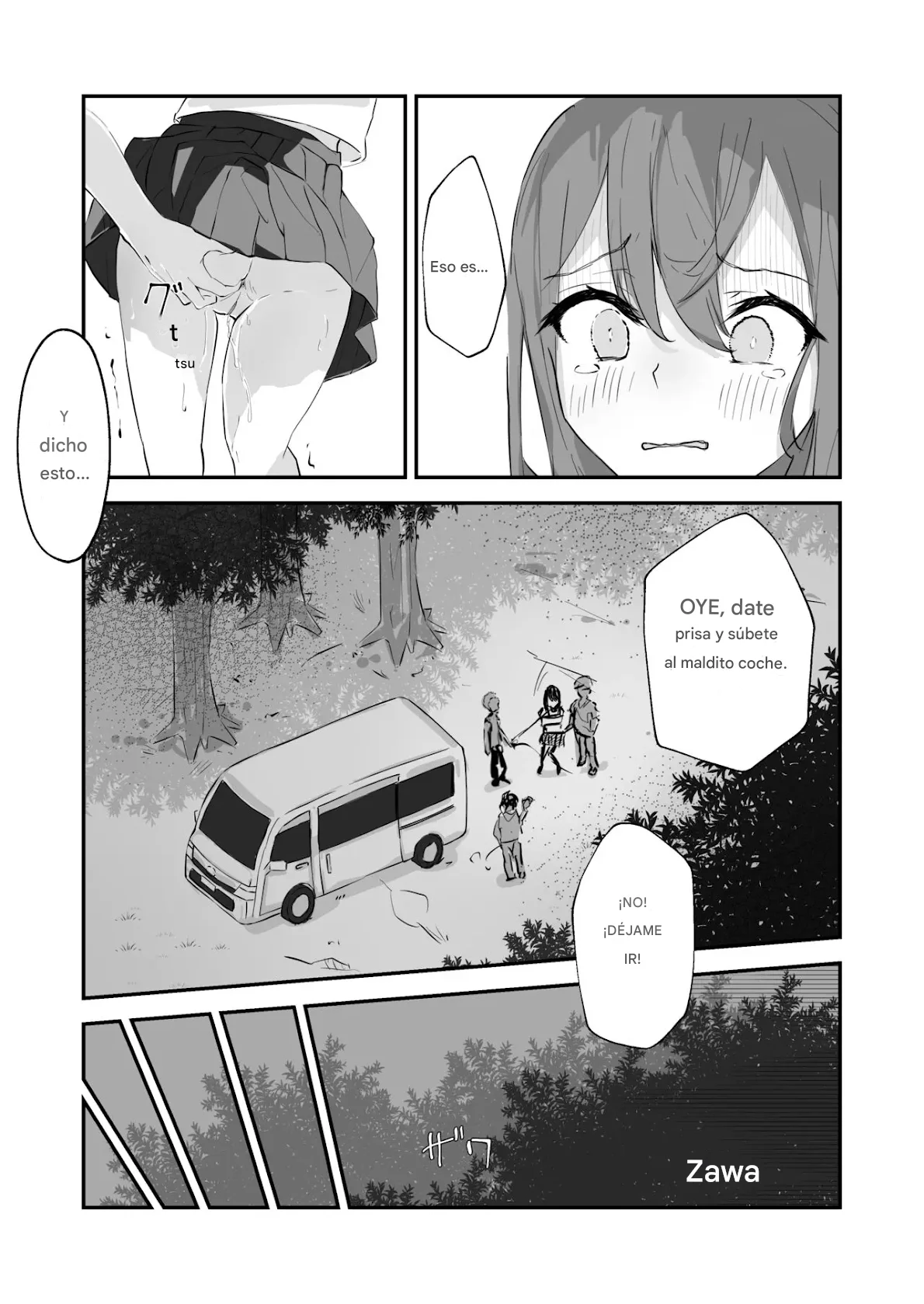JK Kuppuku Kousoku ~Aikidou Shoujo ga Maketa Hi~ | Restricción y Sometimiento de una JK ~El Día en que la Chica de Aikido Perdió~ - Page 36