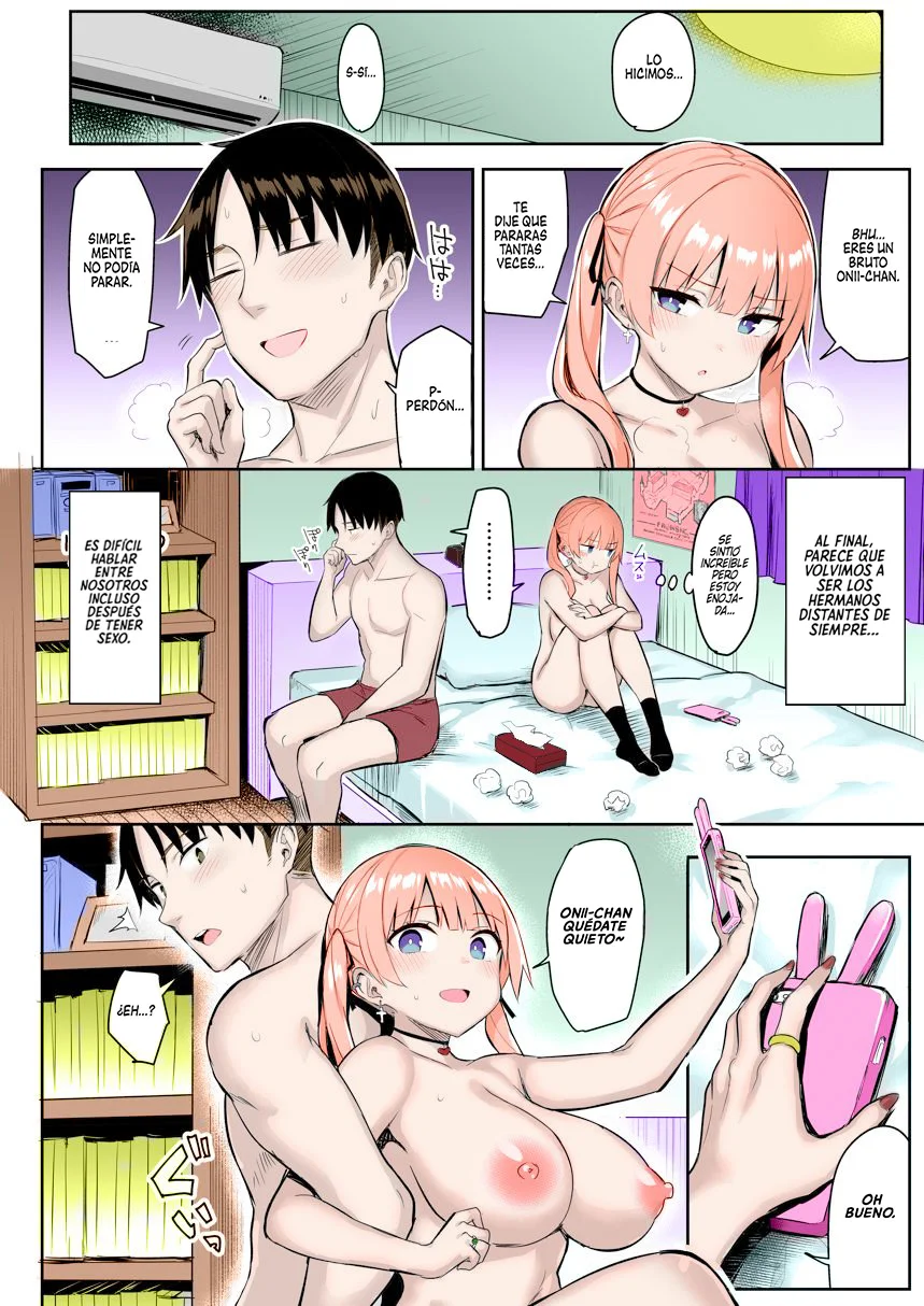 Moto InCha no Kyonyuu Yariman Imouto ga Erosugite, Onii-chan wa Mou…!! | Mi Hermanita quien era una comelibros se convirtió en una Puta de grandes Tetas, Entonces yo…!! - Page 37