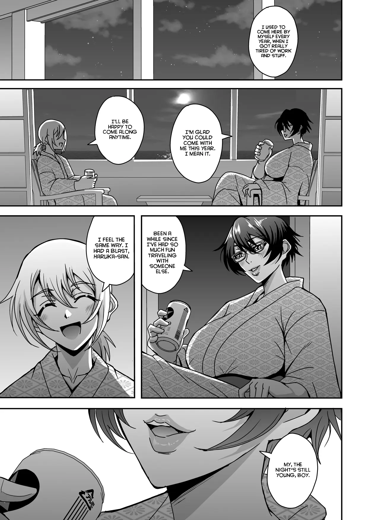 Arofour Dokushin BariCare Oba-san ga Yuujin no Musuko demo Aru Toshishita Danshi to no Kankei ni Hamaru Hanashi 2 Onsen Ryokou Hen - Page 38