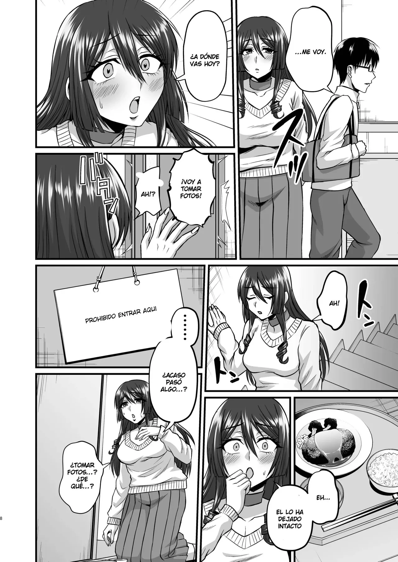 InCha Otaku Cameko no Mama wa Dosukebe Senzoku Doinran Cosplayer | La Madre del Otaku Recluído se Vuelve la Puta Exclusiva de los Juegos de Rol en Cosplay de su hijo - Page 7