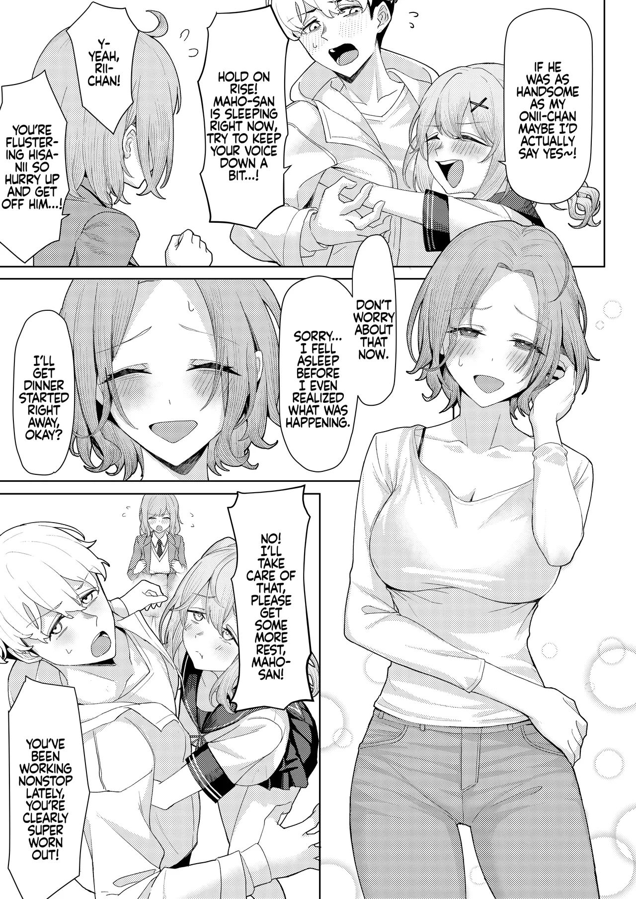 Chichi no Saikon de Doukyo suru Koto ni Natta Gibo no Gijou Shimai to Kawarugawaru Sex shite shimatta Hon | Living with My Stepmom and Stepsisters After Dad’s Remarriage and Having Sex with Them All - Page 4