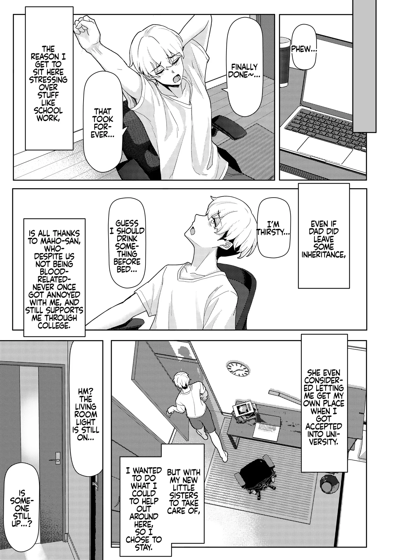Chichi no Saikon de Doukyo suru Koto ni Natta Gibo no Gijou Shimai to Kawarugawaru Sex shite shimatta Hon | Living with My Stepmom and Stepsisters After Dad’s Remarriage and Having Sex with Them All - Page 6