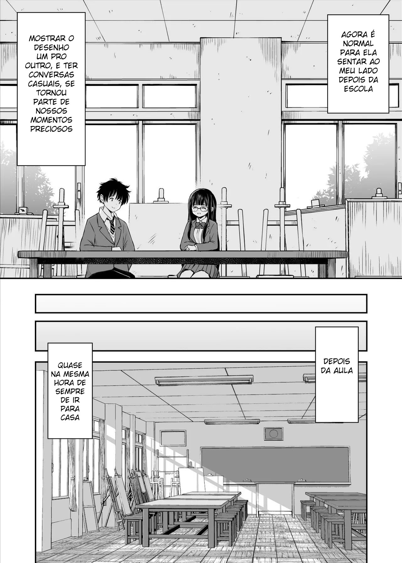 A História de Como Minha Inspiração Para Arte Aumentou Graças A Minha Kouhai Peituda Que Posou Nua Para Mim - Page 8