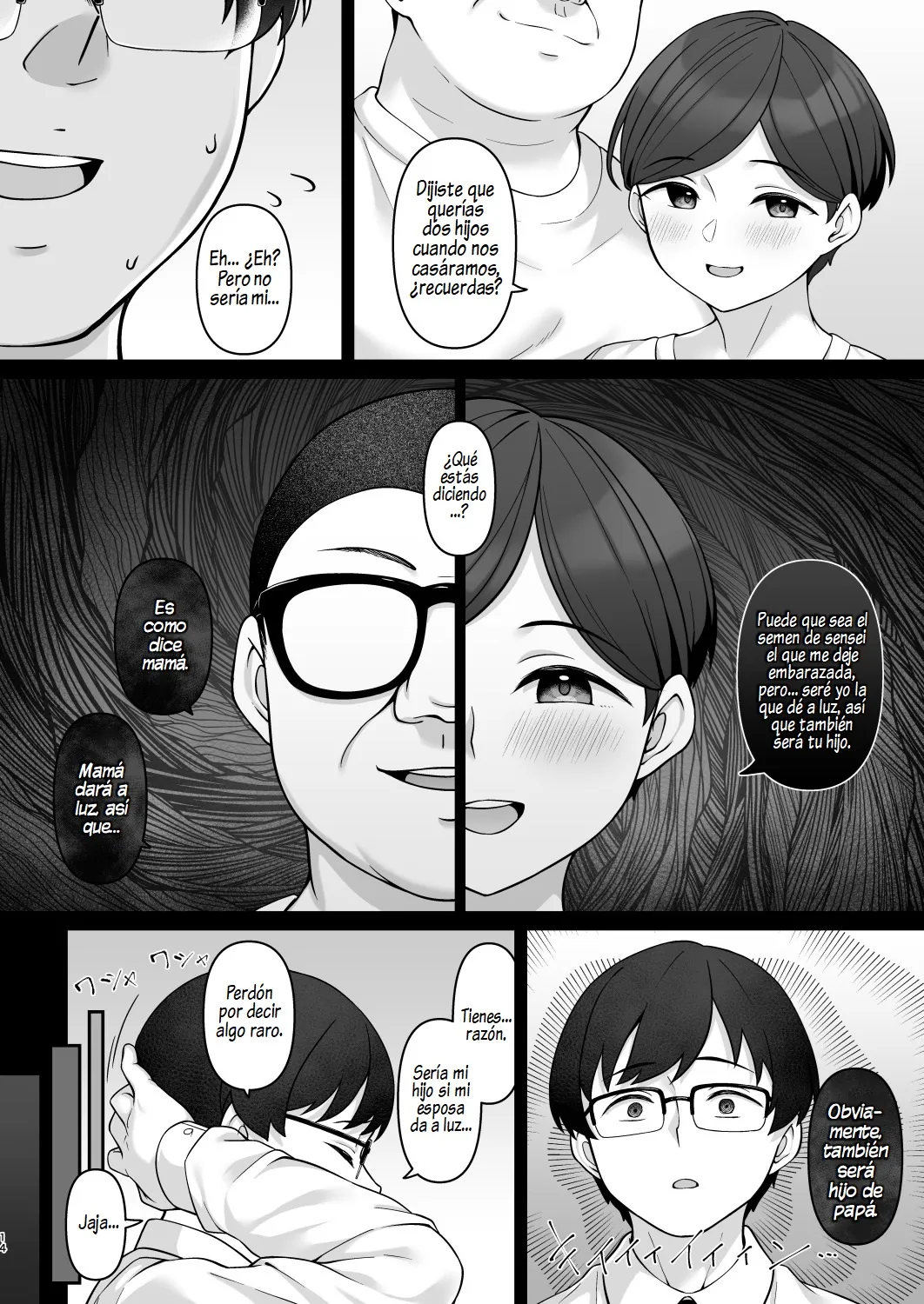 Sasaki-ke Saimin NTR Oyakodon 2 -Ninshin Shidou Hen- | La Infidelidad Hipnótica de la Madre y la Hija de la Familia Sasaki 2 -Guía de Embarazo- - Page 13