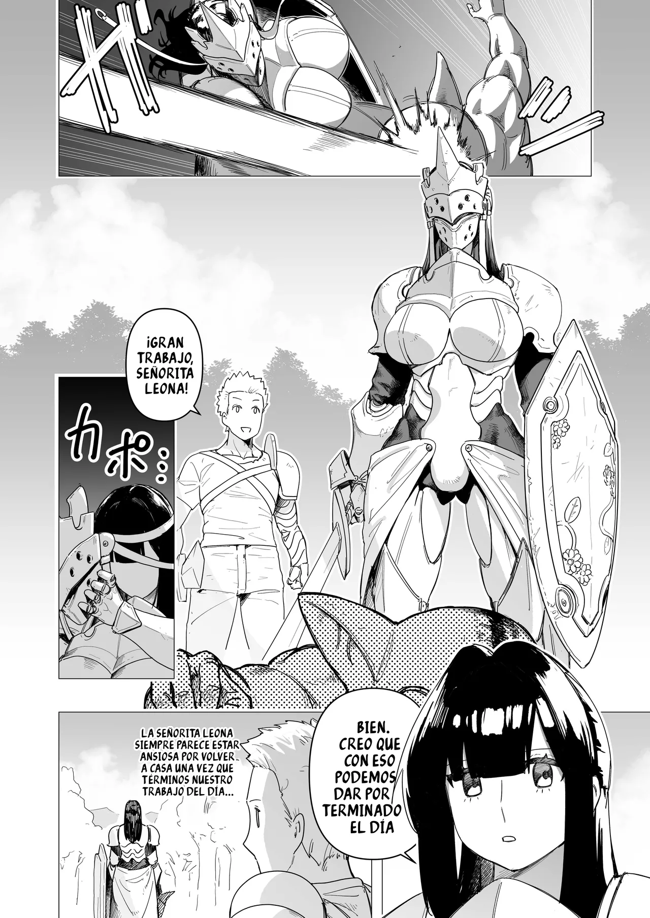 Tank Onna Kishi wa Dakaretai. | Esta Caballero que usa Armadura Pesada solo quiere tener Sexo - Page 2