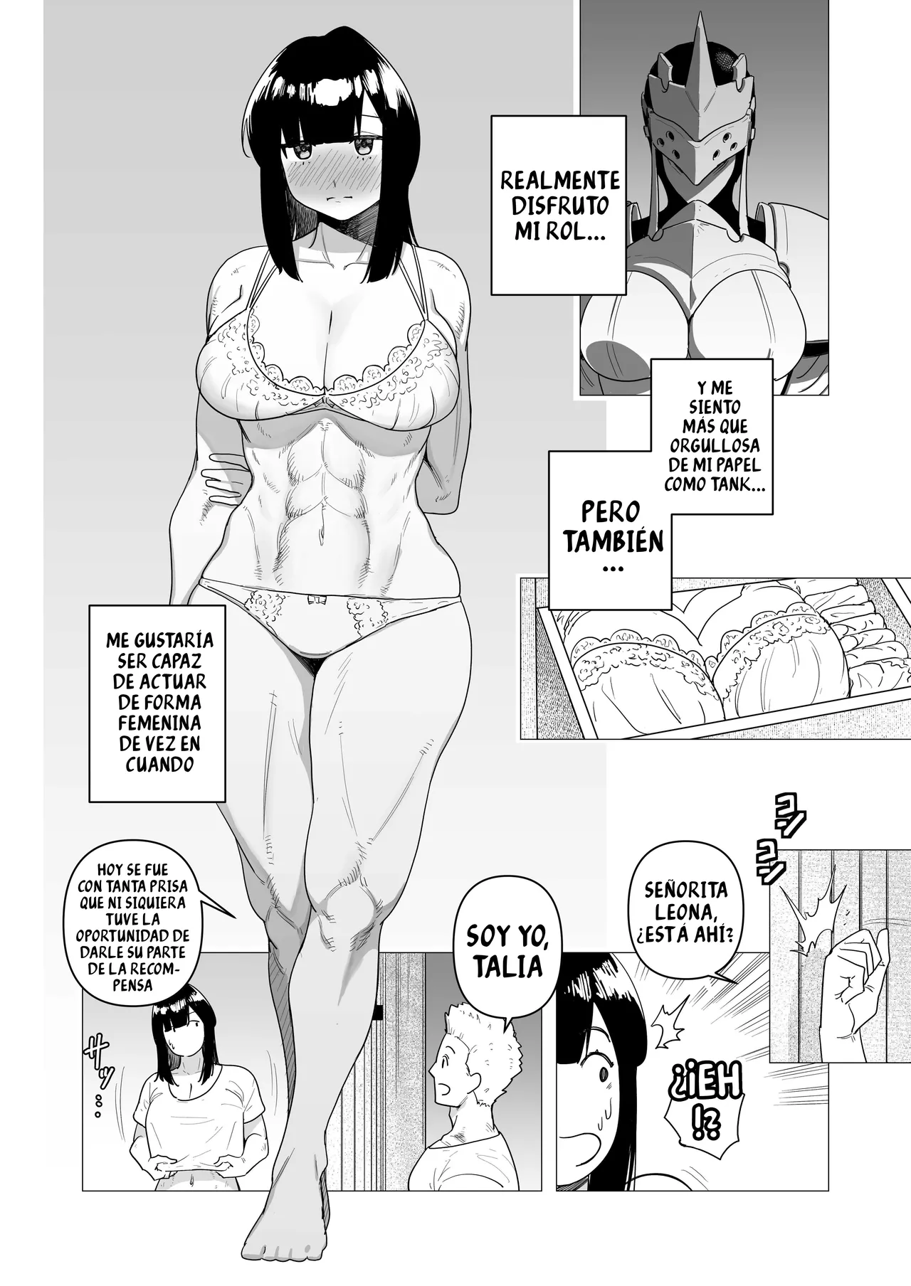 Tank Onna Kishi wa Dakaretai. | Esta Caballero que usa Armadura Pesada solo quiere tener Sexo - Page 5