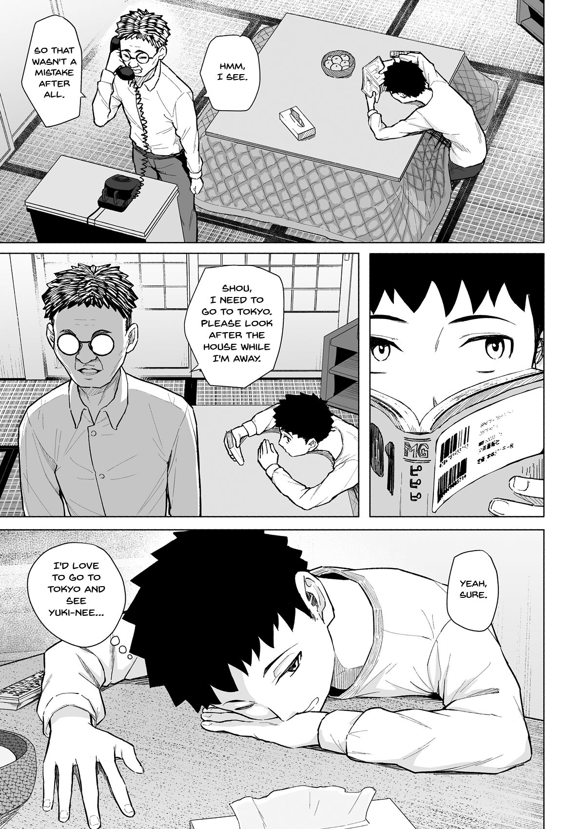 Akogare no Nee-chan wa Fuuzoku Ochi Shite Oyaji ni Dakareru | The Nee-chan I Was Yearning For Started Whoring Herself Out And Had Sex With My Dad - Page 6