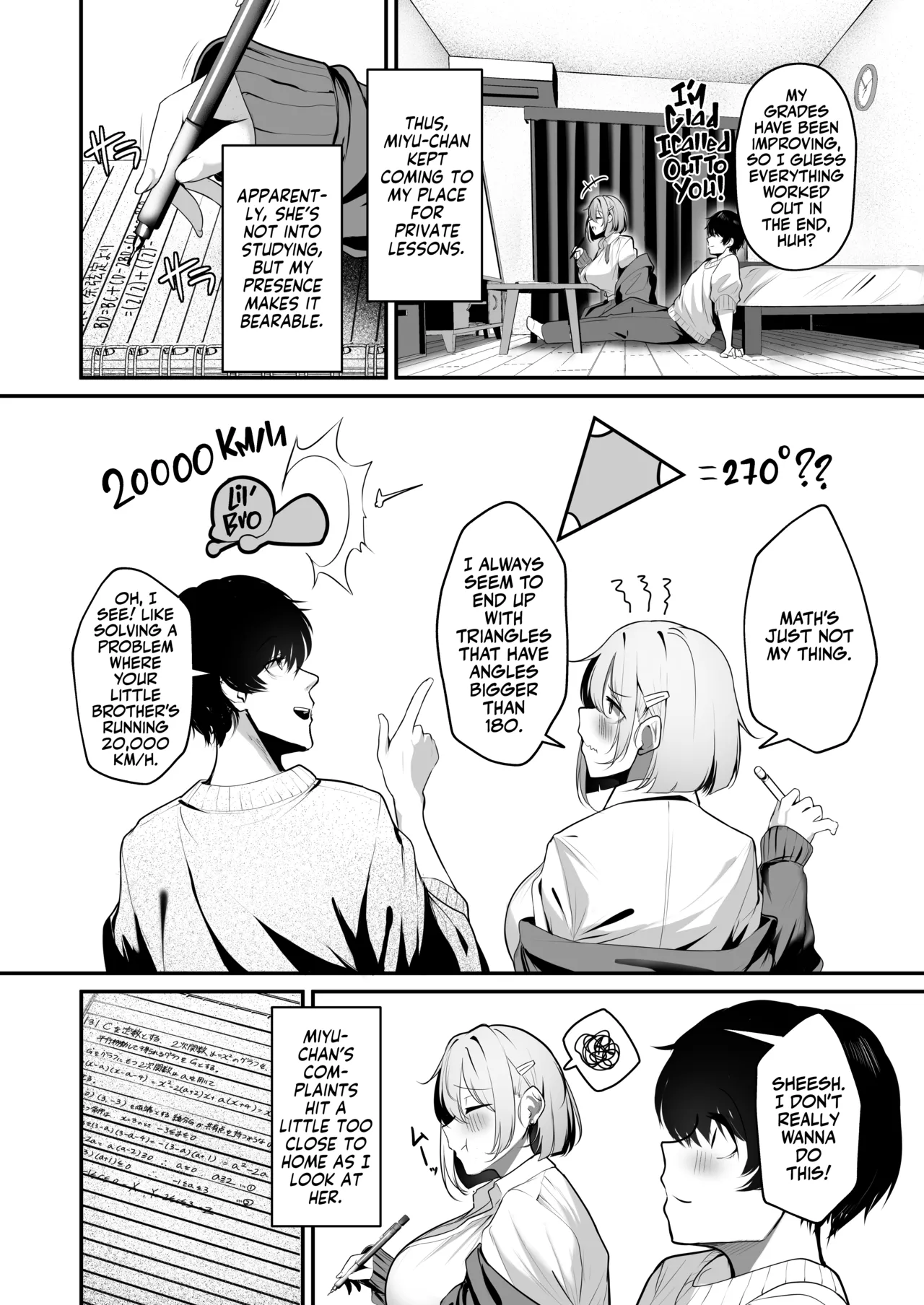 Ooya no Musume no Kyonyuu Gal ni Benkyou Oshietara Ecchi Shite Kureta Hanashi | The Landlord’s Big-Tittied Gyaru Daughter Lets me have Sex in Exchange for Private Lessons! - Page 6