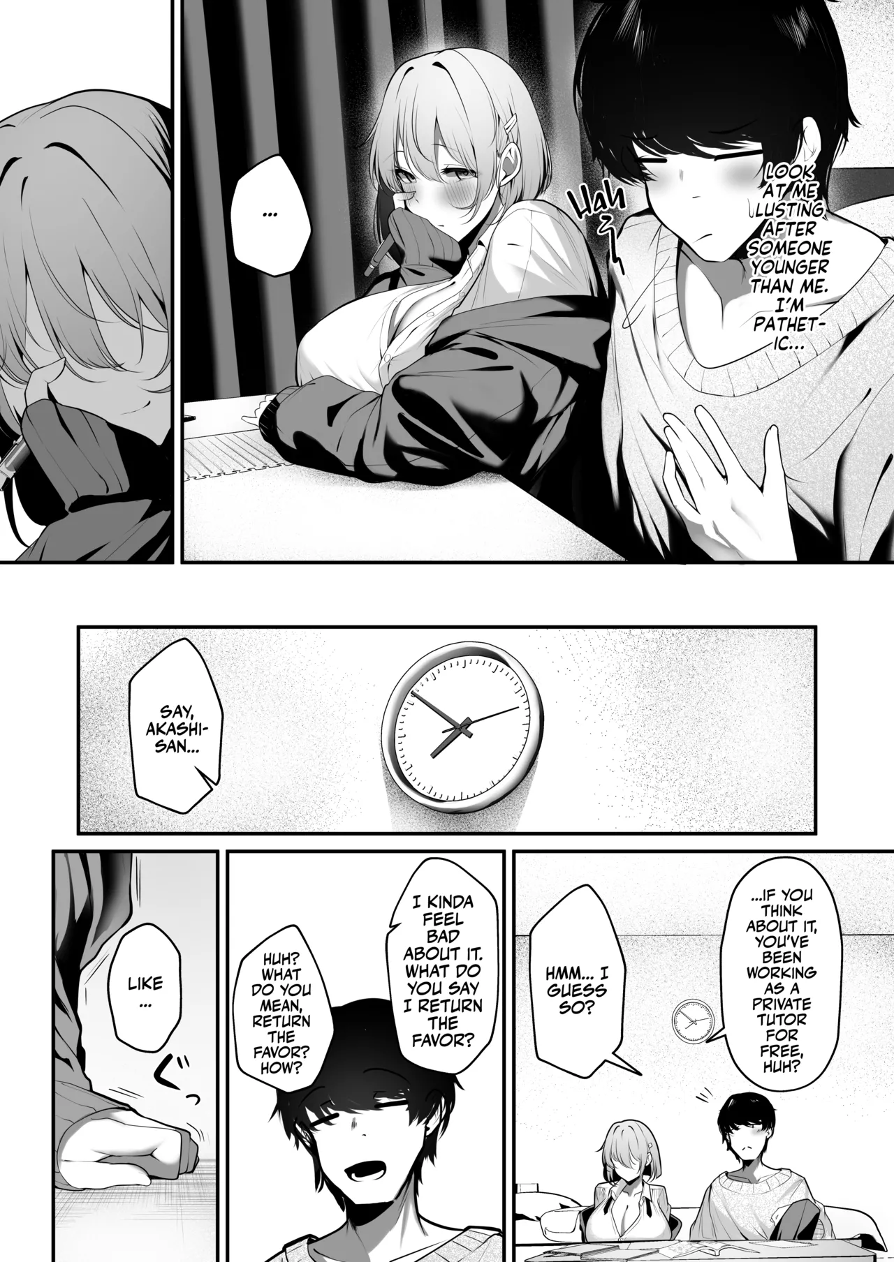 Ooya no Musume no Kyonyuu Gal ni Benkyou Oshietara Ecchi Shite Kureta Hanashi | The Landlord’s Big-Tittied Gyaru Daughter Lets me have Sex in Exchange for Private Lessons! - Page 8