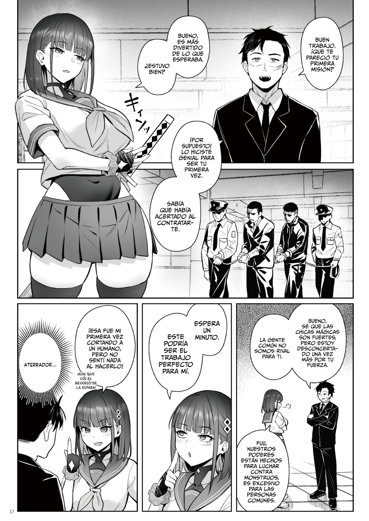 Moto Mahou Shoujo no Shigoto Hanashi Ao Zenjitsutan | El Trabajo De La Ex Chica Mágica Azul ~Prologo~ - Page 16