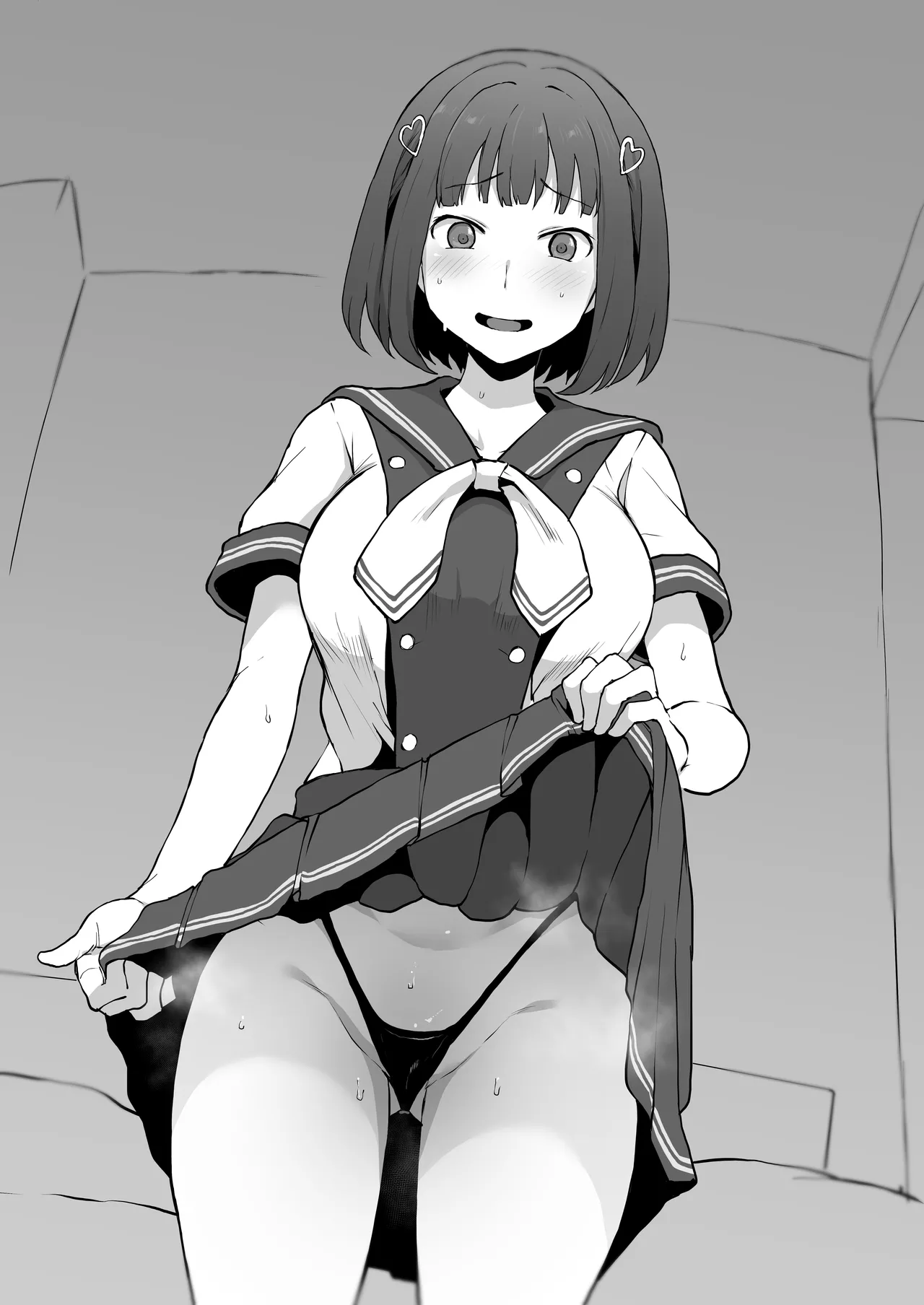 Yarichin kara Imouto to Osananajimi no Honnou Mukidashi na Shashin o Katte Shikoru Hon - Page 35