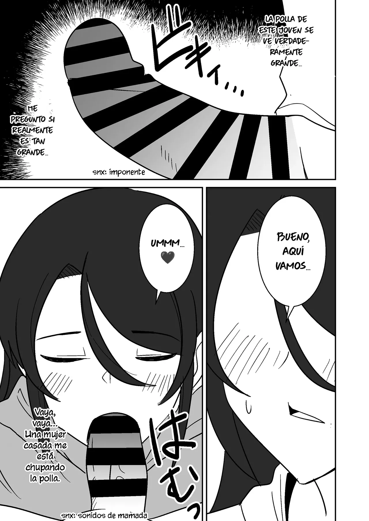 Shiri no Dekai MotoYan Hitozuma ni Tanetsuke Press-suru Hanashi | Una Historia Sobre una Esposa Ex Delincuente con un Gran Trasero que Queda Embarazada - Page 8