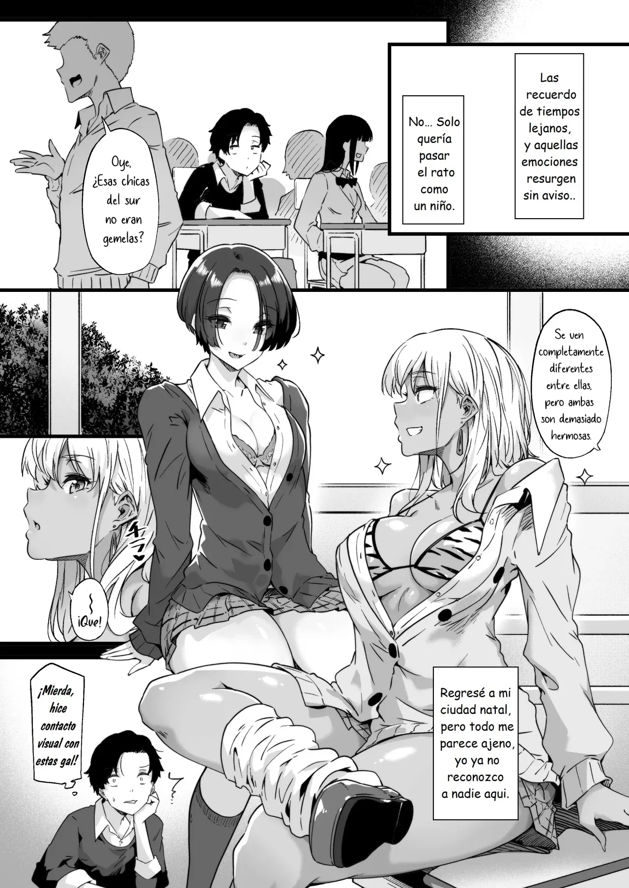 Osananajimi no Futago Gal ni Chikubi o Kaihatsu Sareta Ore | Me Reencontré con mis Amigas Gemelas de la Infancia - Page 9