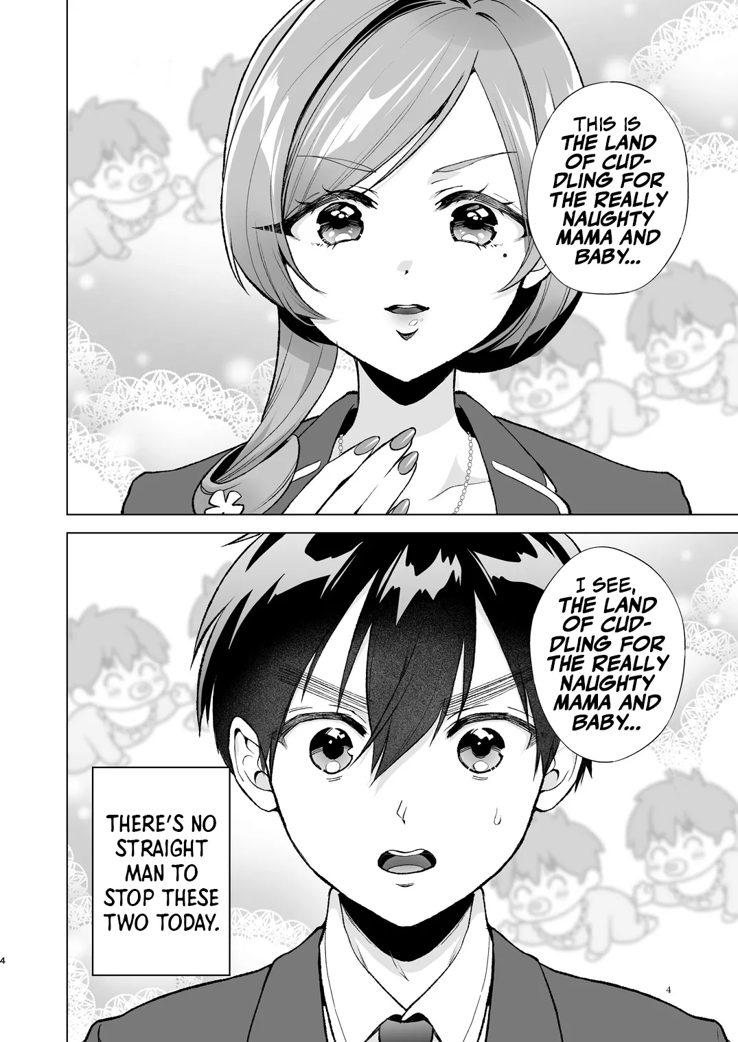 Hahari-mama to Icha-babu Ecchi suru Hon | Mama Hahari’s Super Erotic Guide to Lovey-Dovey Baby-Play - Page 3