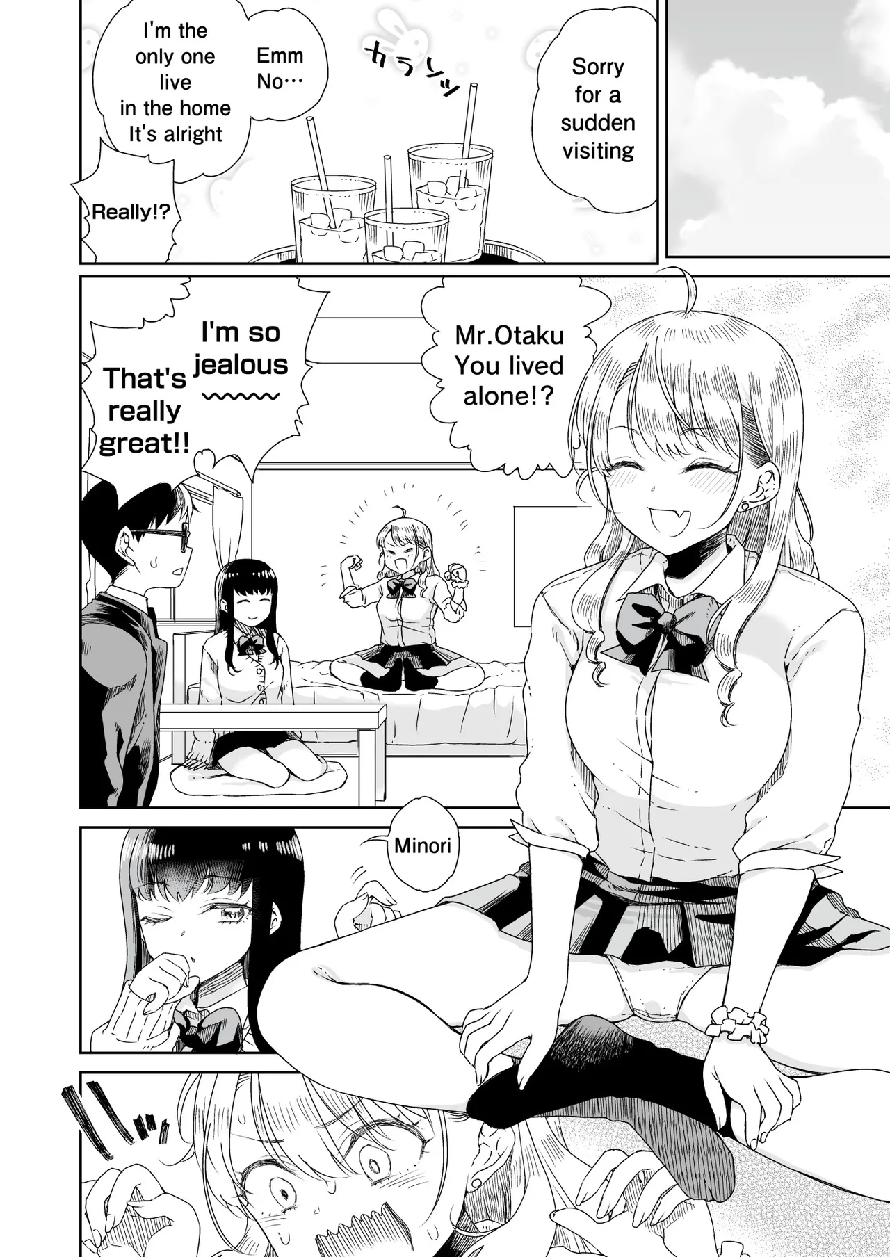 Ota Gyaru ~Otaku ni Yasashii Shiro & Guro Gyaru to LoveLove Noumitsu Fudeoroshi W Ecchi~ - Page 3