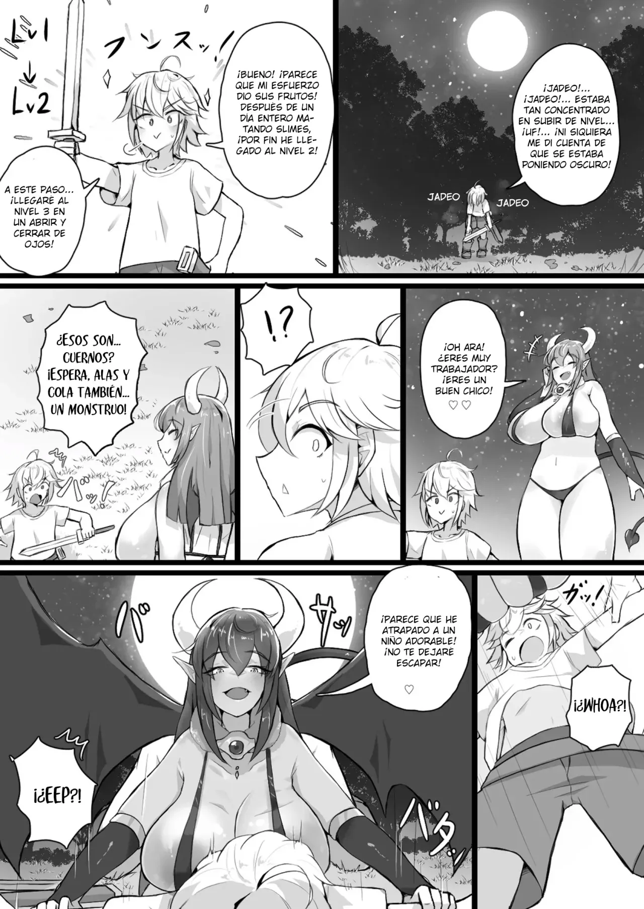 Akuochi Gal Succubus ni Kaerareta ni Gyaku Rape Sareru Hanashi | Mi Mamá fue Convertida en una Malvada Gyaru Súcubo ¡Violación Inversa de mi Prpia Madre! - Page 12
