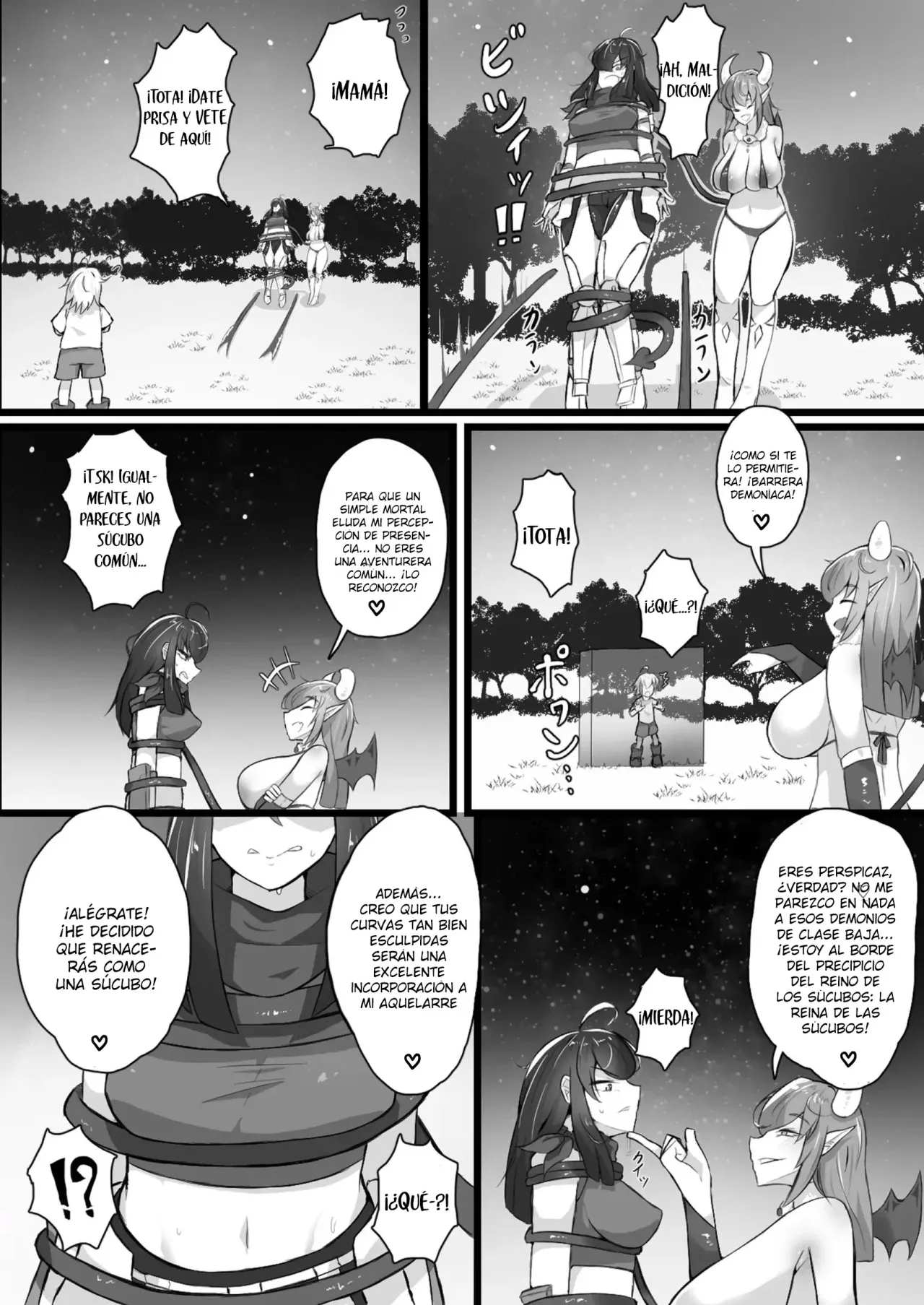 Akuochi Gal Succubus ni Kaerareta ni Gyaku Rape Sareru Hanashi | Mi Mamá fue Convertida en una Malvada Gyaru Súcubo ¡Violación Inversa de mi Prpia Madre! - Page 14