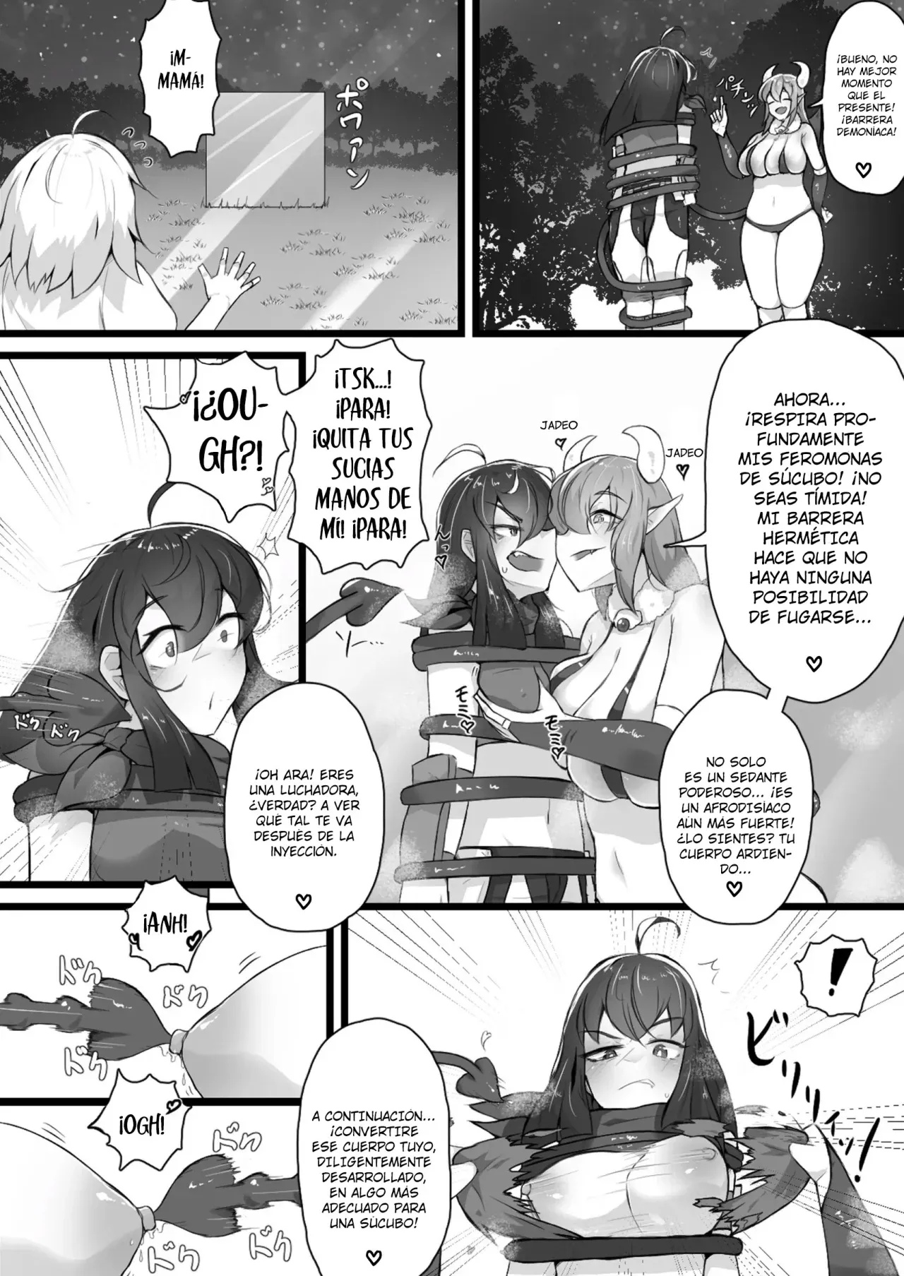 Akuochi Gal Succubus ni Kaerareta ni Gyaku Rape Sareru Hanashi | Mi Mamá fue Convertida en una Malvada Gyaru Súcubo ¡Violación Inversa de mi Prpia Madre! - Page 15