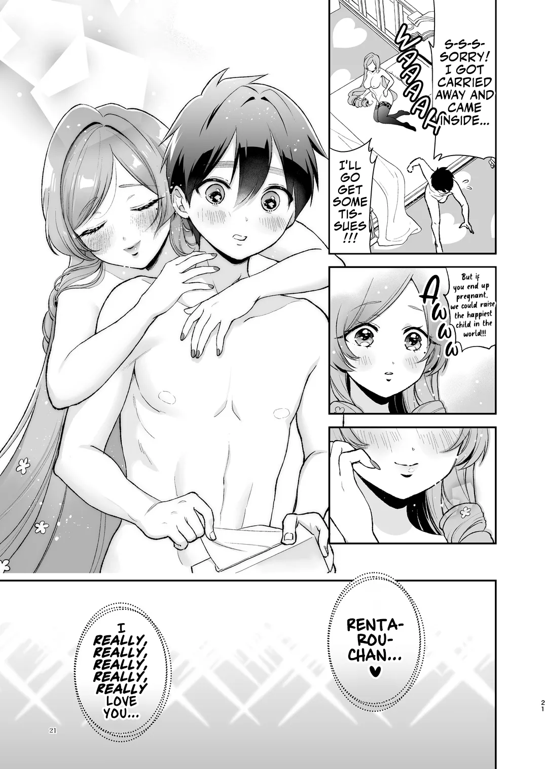 Hahari-mama to Icha-babu Ecchi suru Hon | Mama Hahari’s Super Erotic Guide to Lovey-Dovey Baby-Play - Page 20