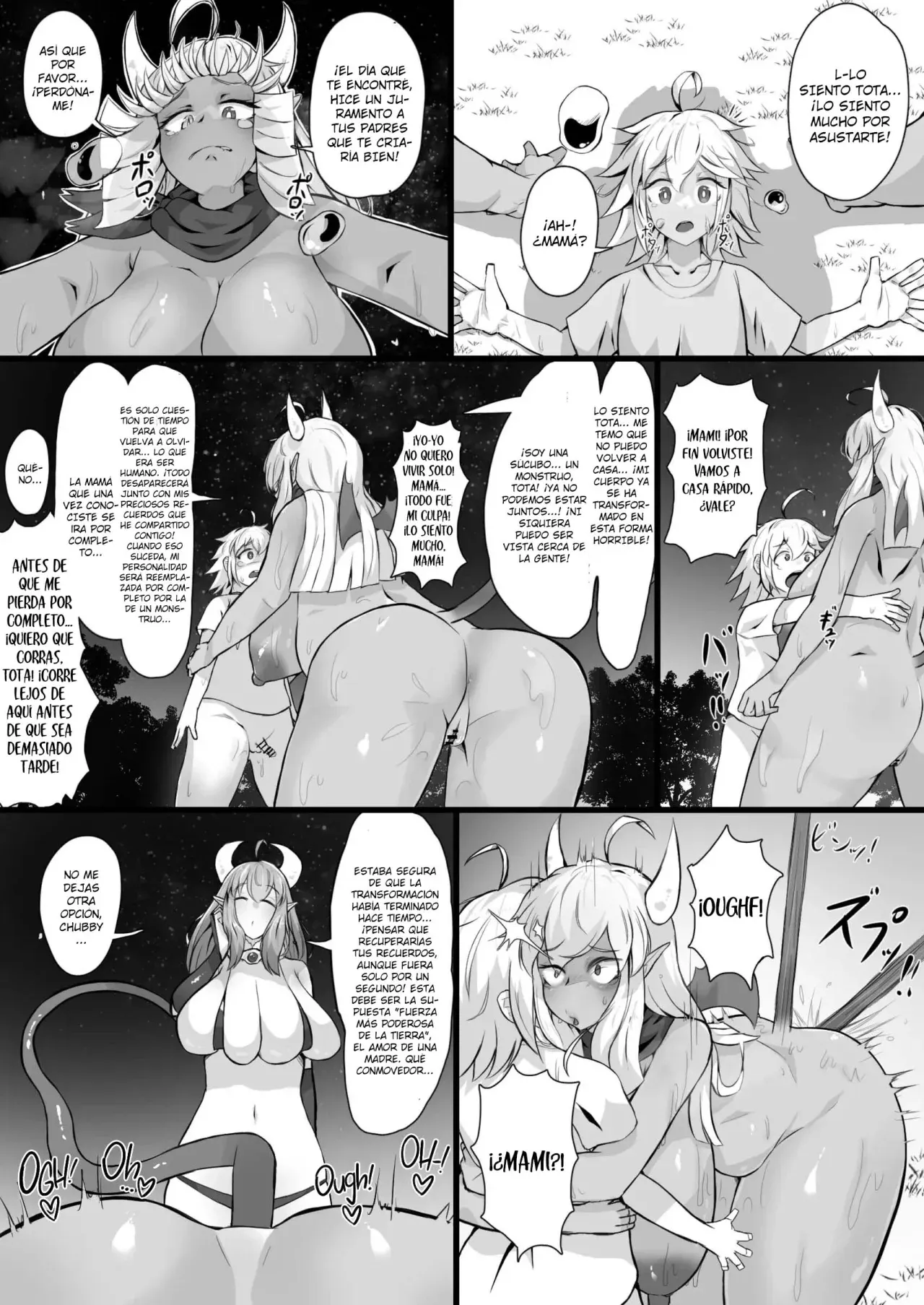 Akuochi Gal Succubus ni Kaerareta ni Gyaku Rape Sareru Hanashi | Mi Mamá fue Convertida en una Malvada Gyaru Súcubo ¡Violación Inversa de mi Prpia Madre! - Page 29