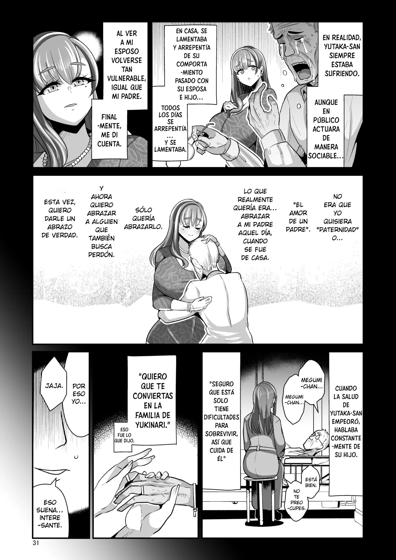 Yurufuwa Kyonyuu no Toshishita Mama to Aisaretakatta Oji-san no Ore - Page 32