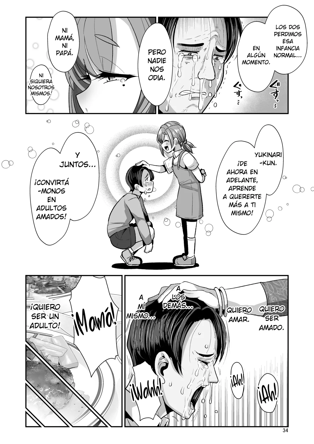 Yurufuwa Kyonyuu no Toshishita Mama to Aisaretakatta Oji-san no Ore - Page 35