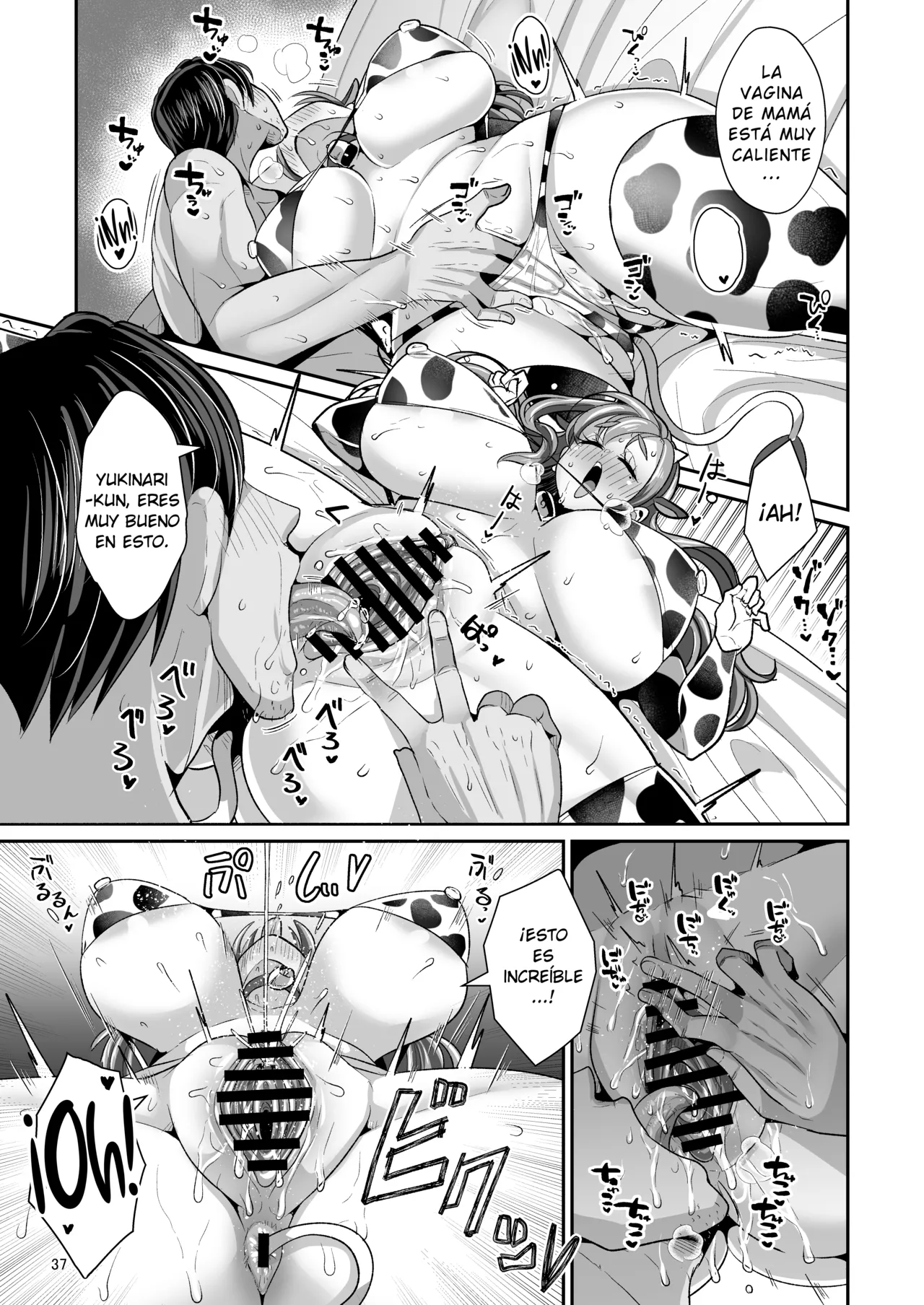Yurufuwa Kyonyuu no Toshishita Mama to Aisaretakatta Oji-san no Ore - Page 38