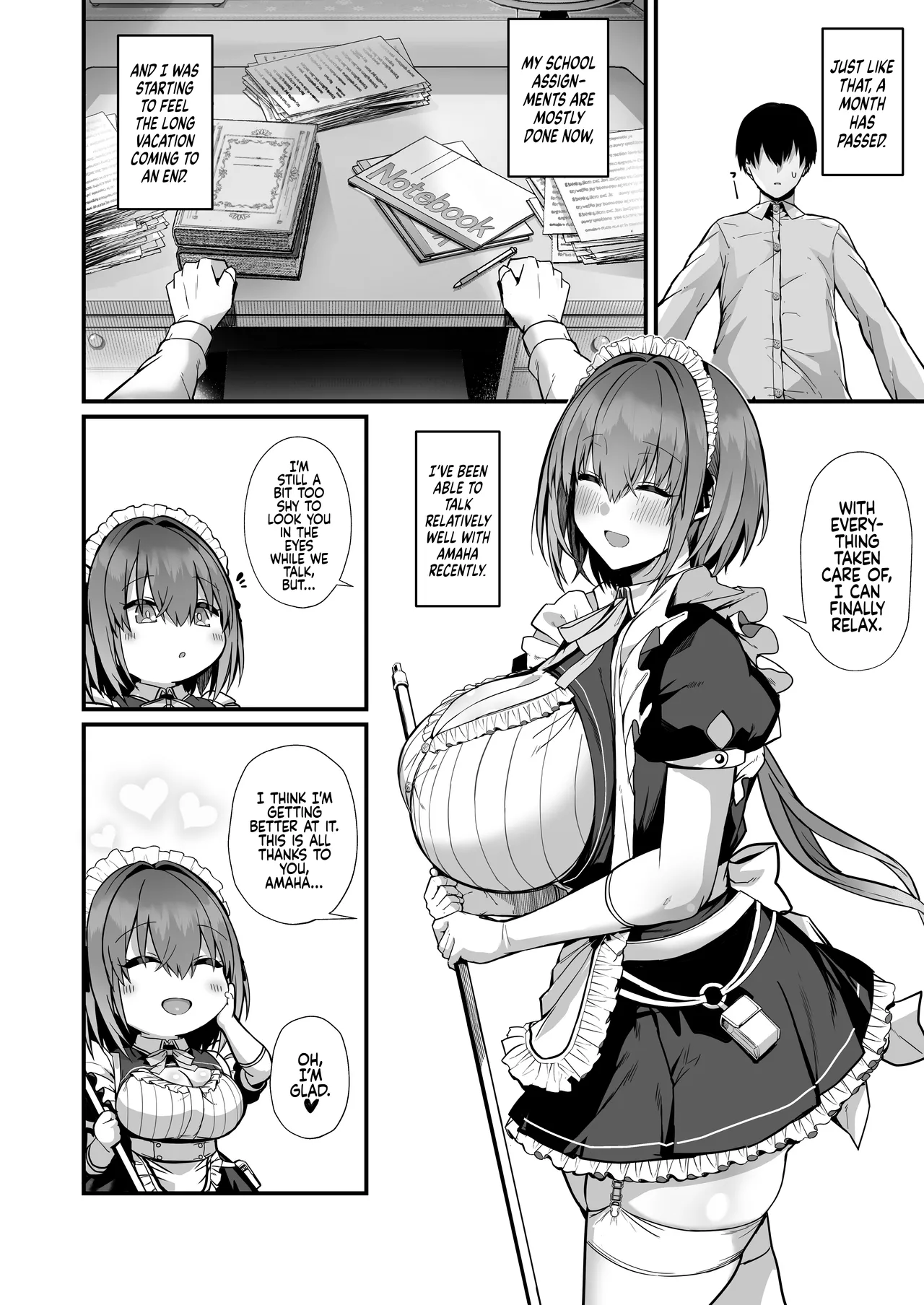 Love Maid -Yasashikute Amaama na Kyonyuu Ero Maid San to SEX Shimakuru Ohanashi- | Love Maid – A Story about having lots of Sex with a Sweet, Super-loving Big-breasted Sexy Maid - Page 43