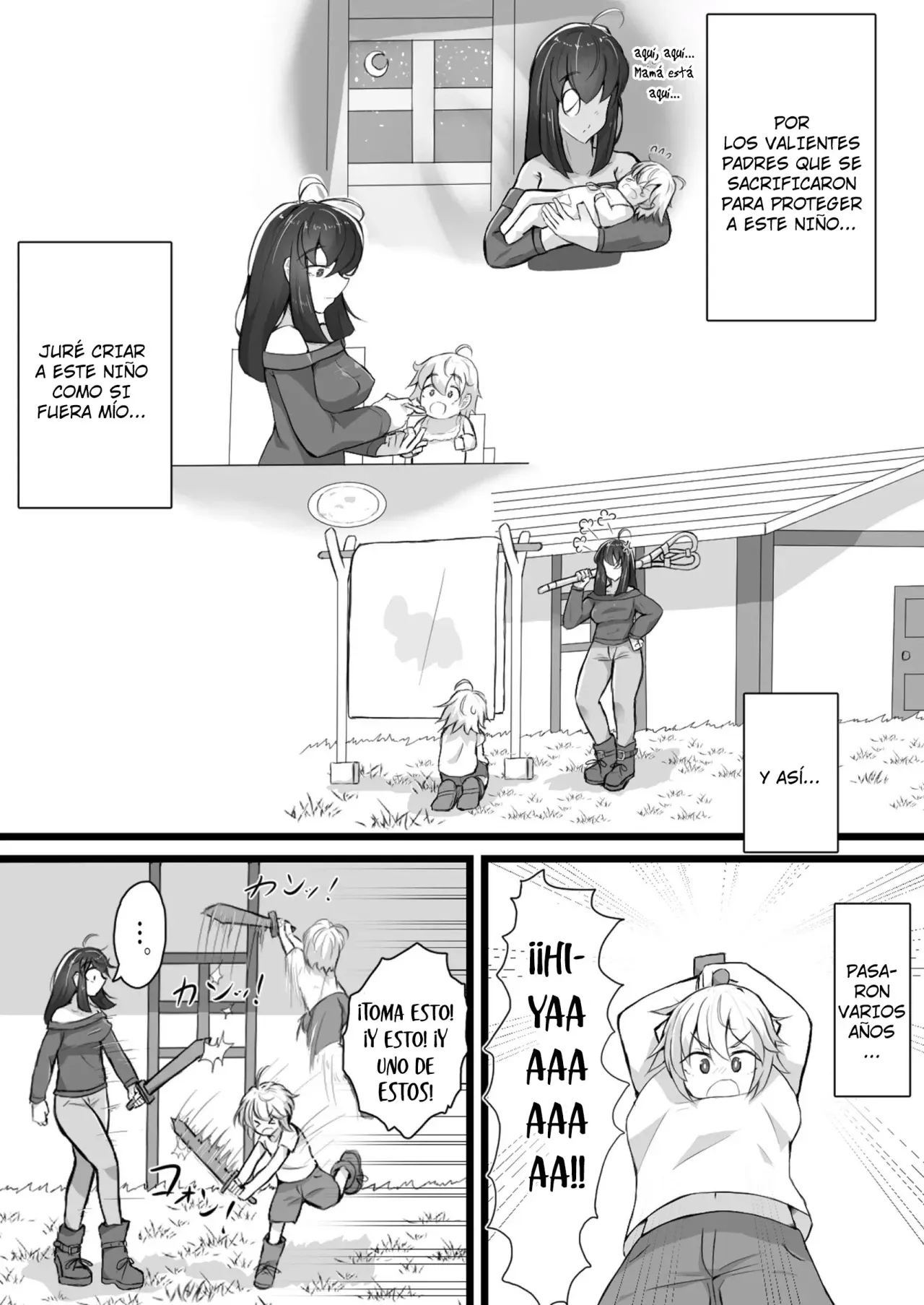 Akuochi Gal Succubus ni Kaerareta ni Gyaku Rape Sareru Hanashi | Mi Mamá fue Convertida en una Malvada Gyaru Súcubo ¡Violación Inversa de mi Prpia Madre! - Page 9