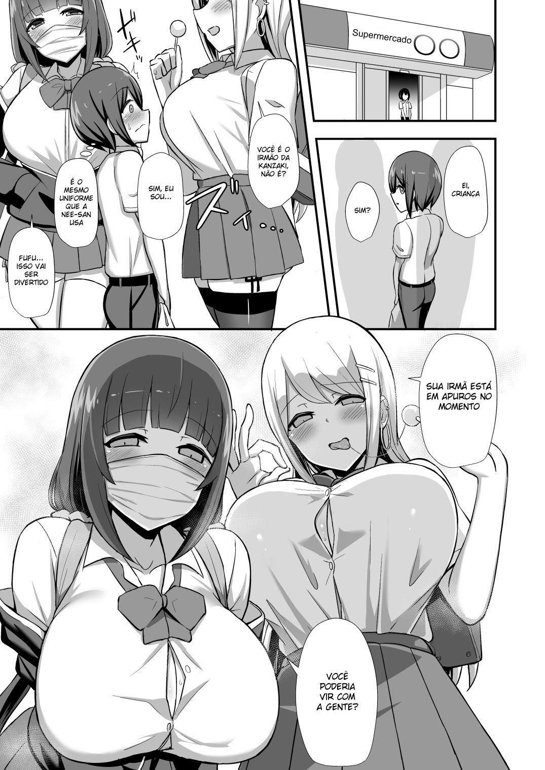 A Queda da Moralidade ~ Irmãozinho Roubado Por Duas Gyarus ~ - Page 6