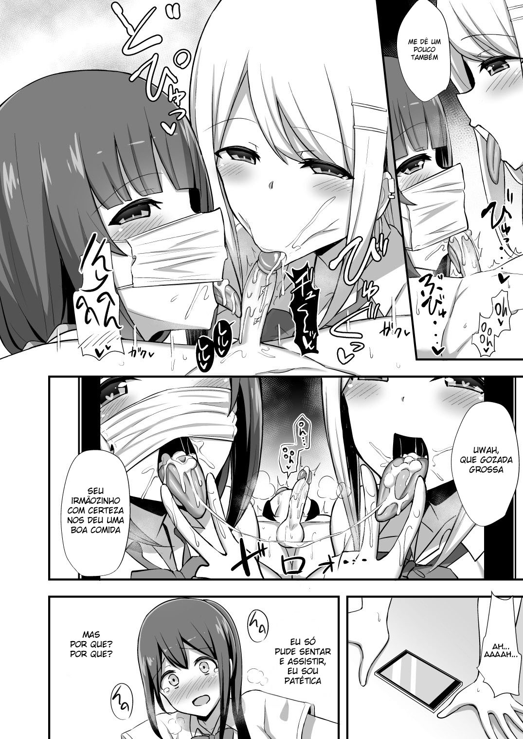 A Queda da Moralidade ~ Irmãozinho Roubado Por Duas Gyarus ~ - Page 13